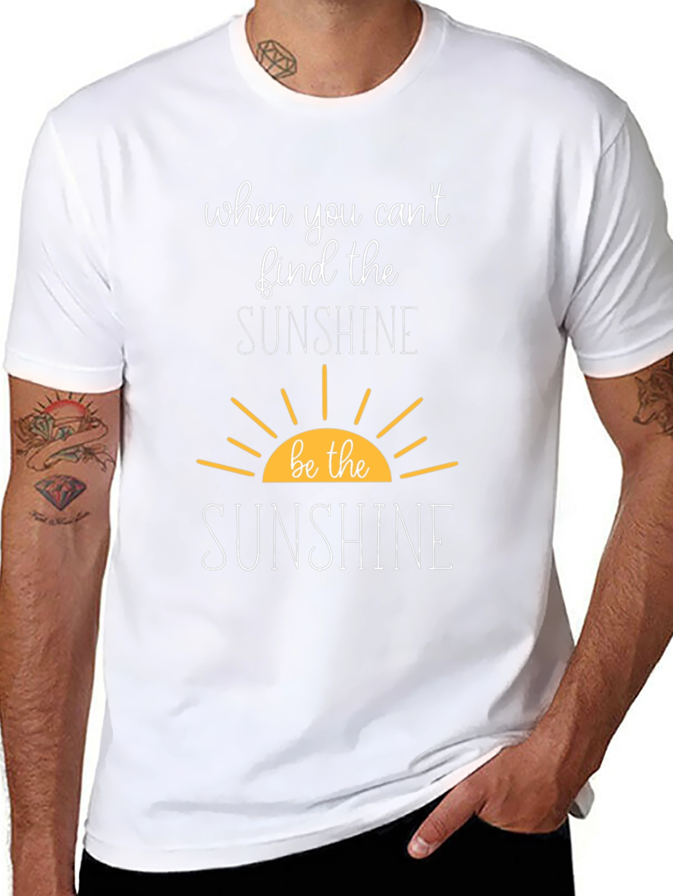 Be The Sunshine Graphic Tee - Inspirational T-Shirt