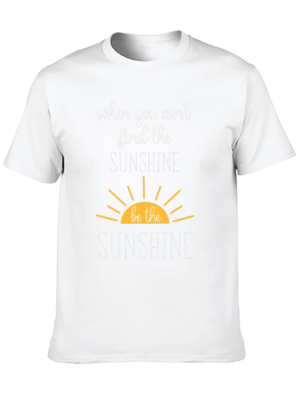 Be The Sunshine Graphic Tee - Inspirational T-Shirt