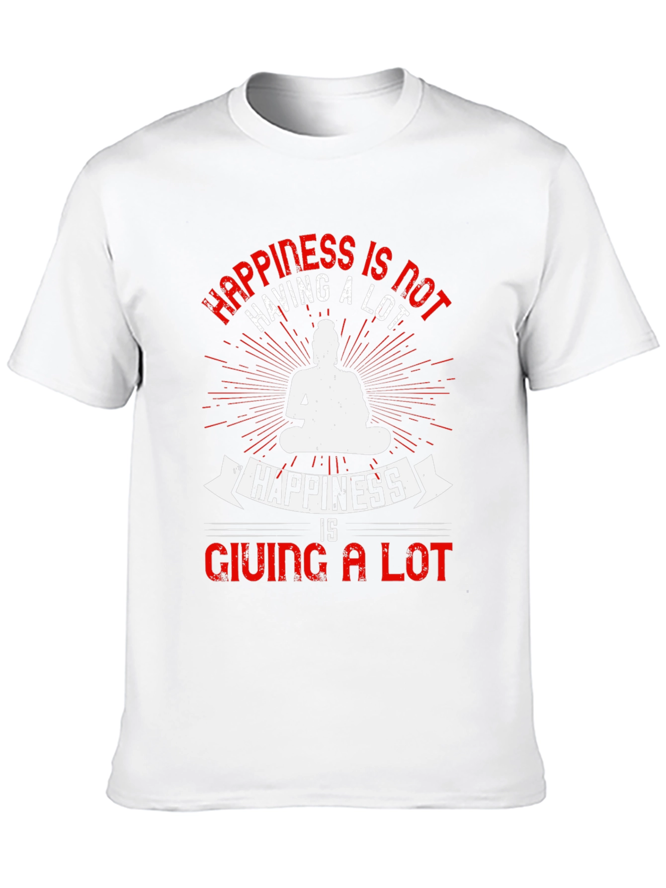 Happiness Buddha Graphic T-Shirt