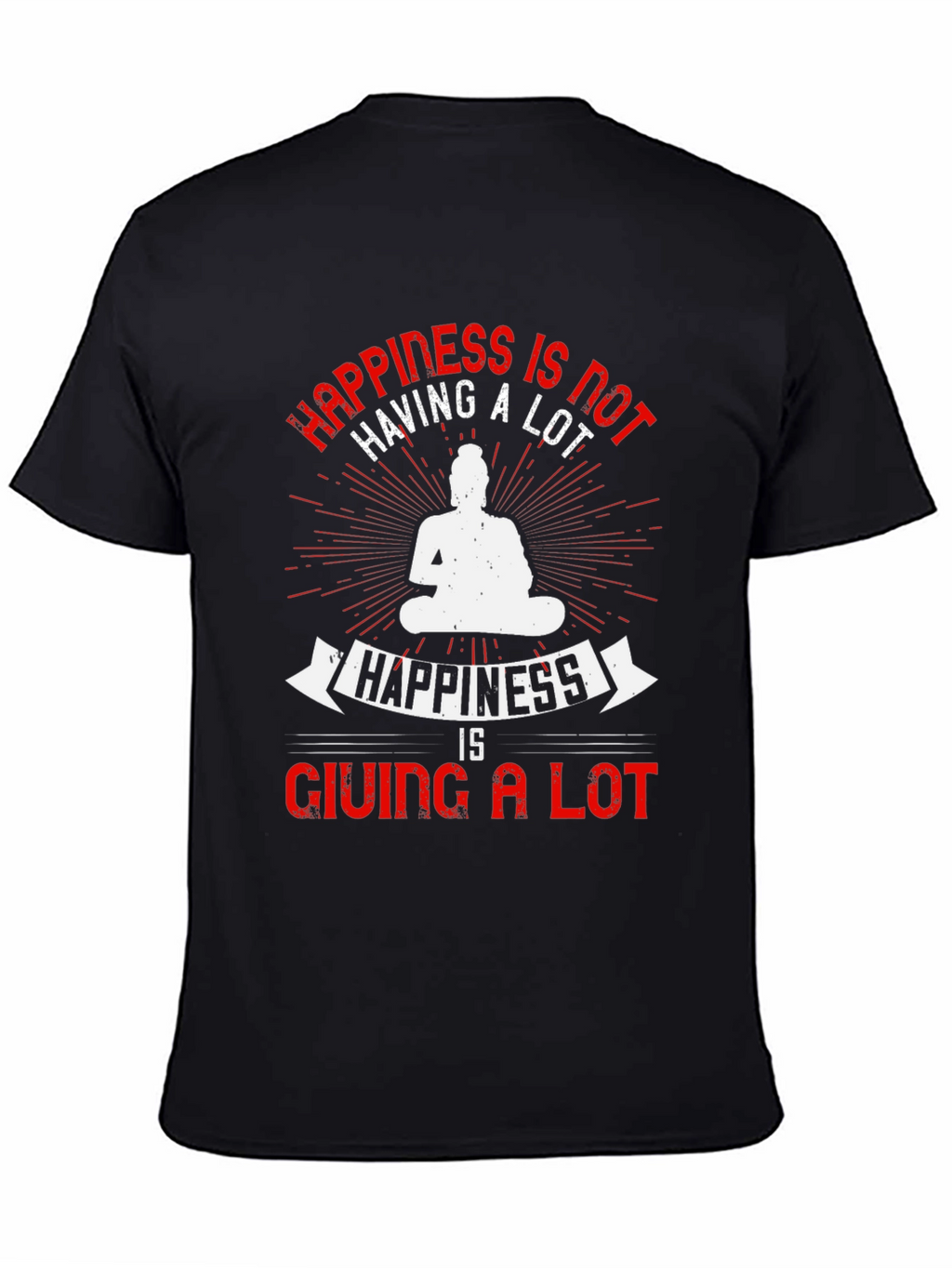 Happiness Buddha Graphic T-Shirt