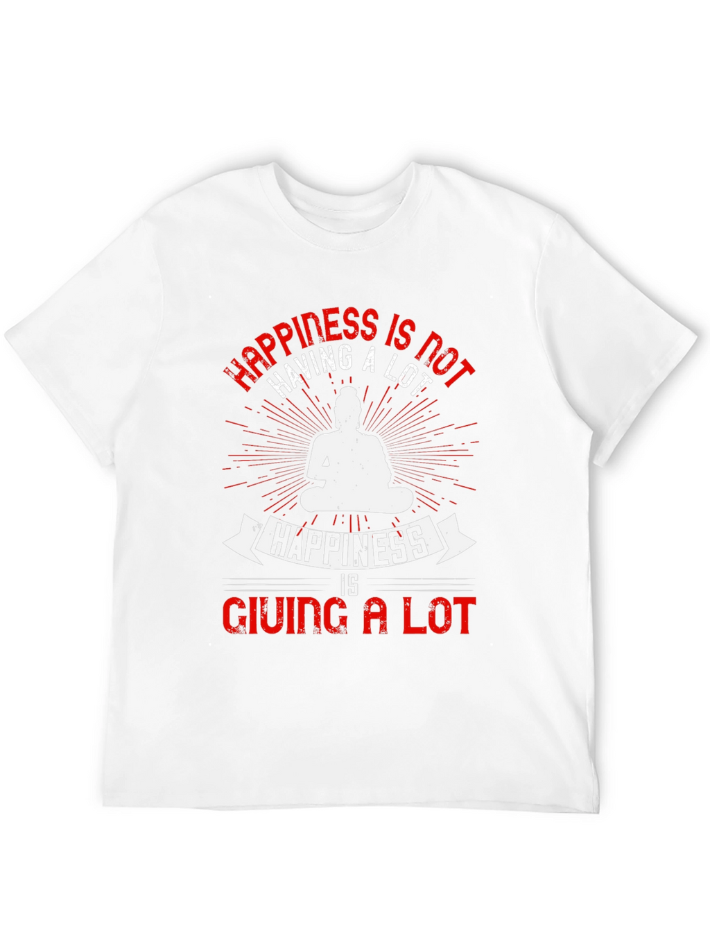 Happiness Buddha Graphic T-Shirt
