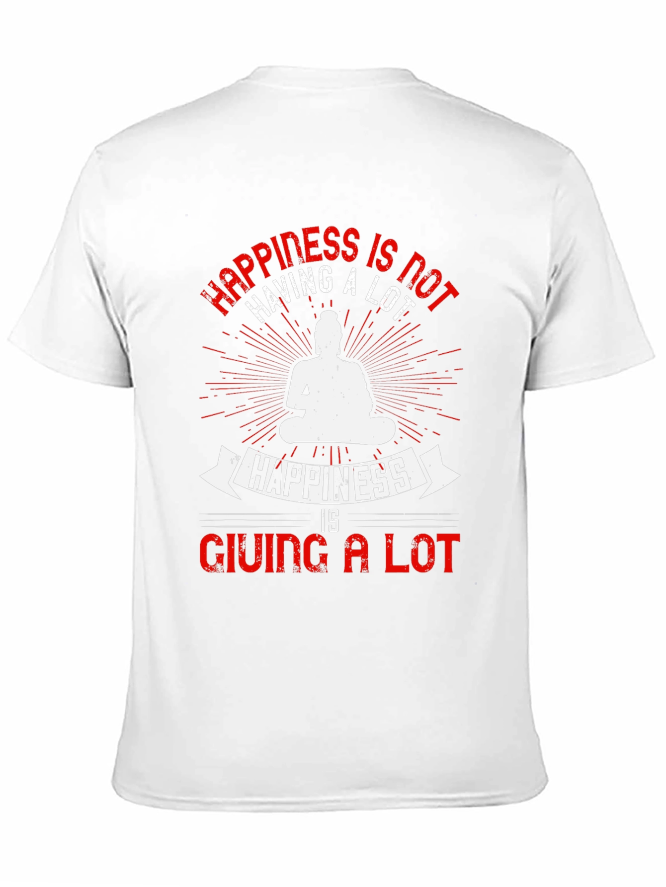 Happiness Buddha Graphic T-Shirt
