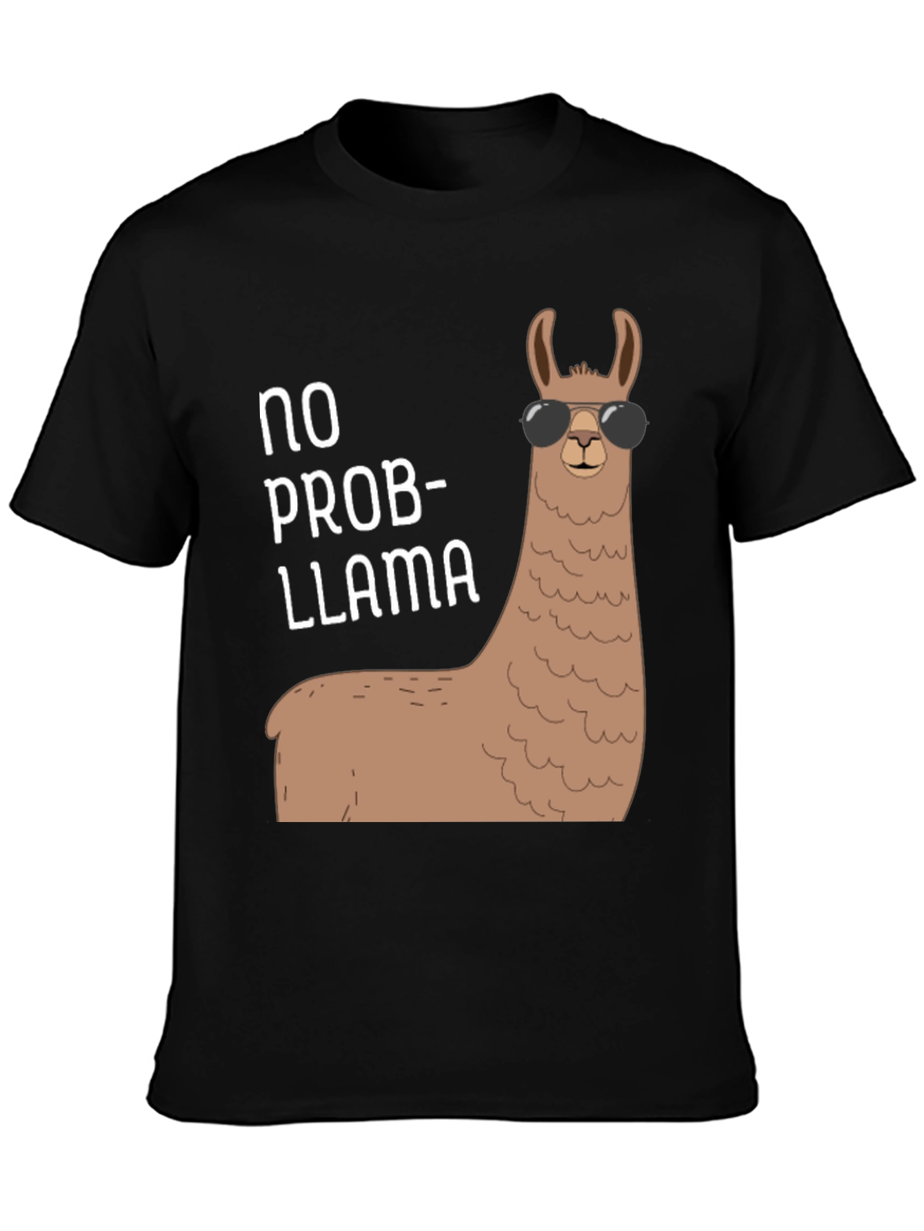 No Prob-llama T-Shirt: Cool Llama with Shades!