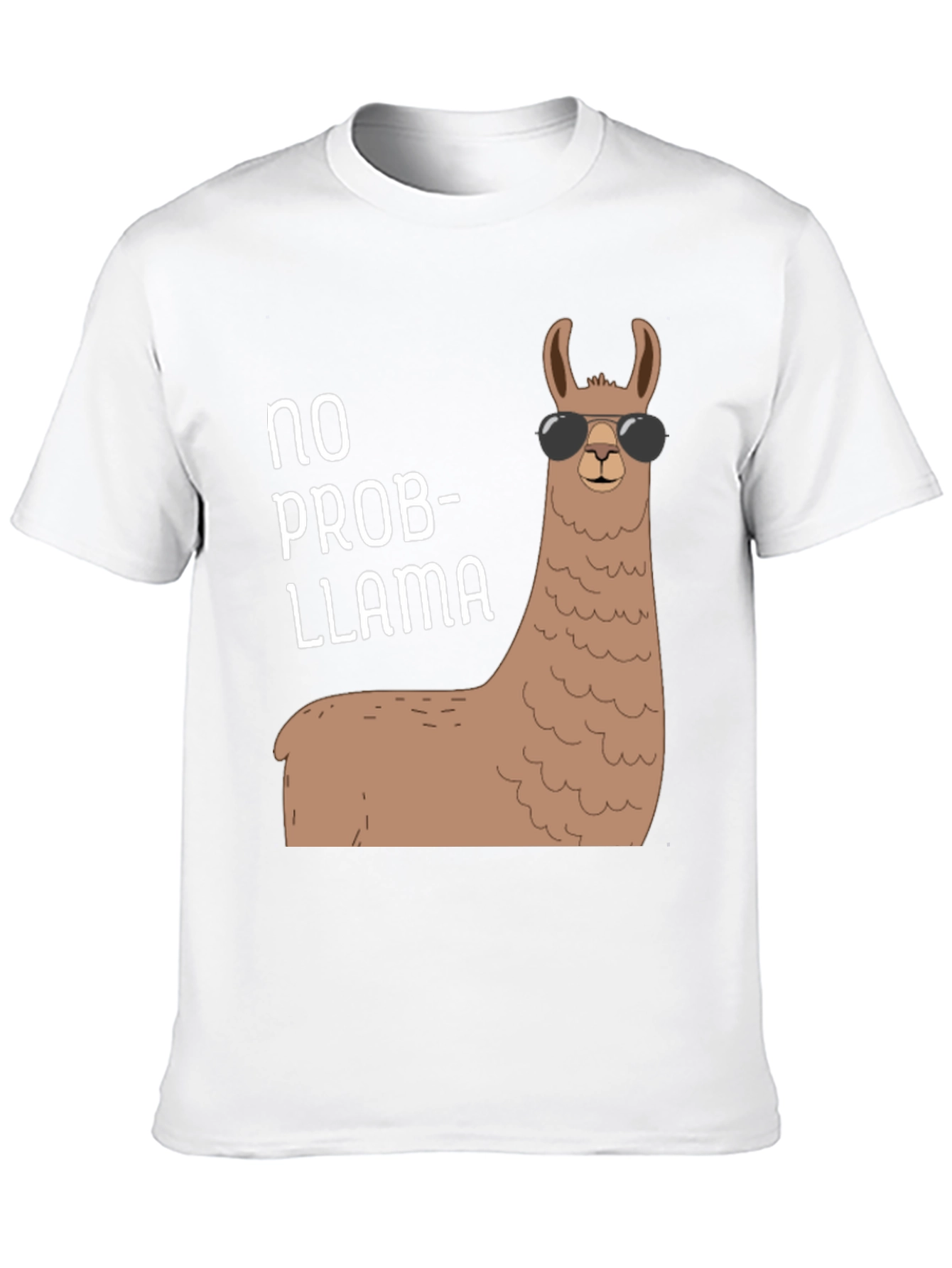 No Prob-llama T-Shirt: Cool Llama with Shades!