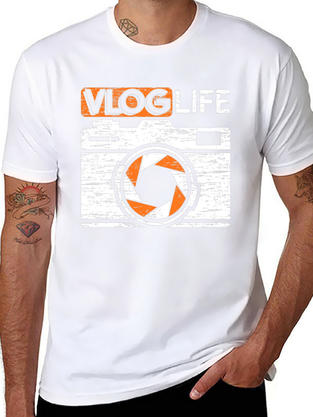 Vlog Life Camera T-Shirt