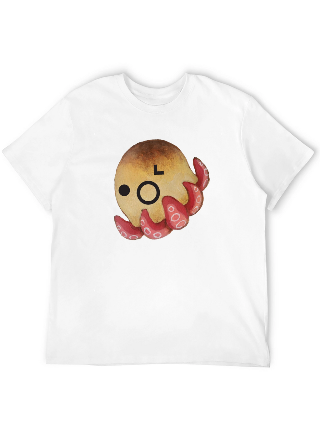Cute Octopus Graphic T-Shirt - Unisex Black Tee