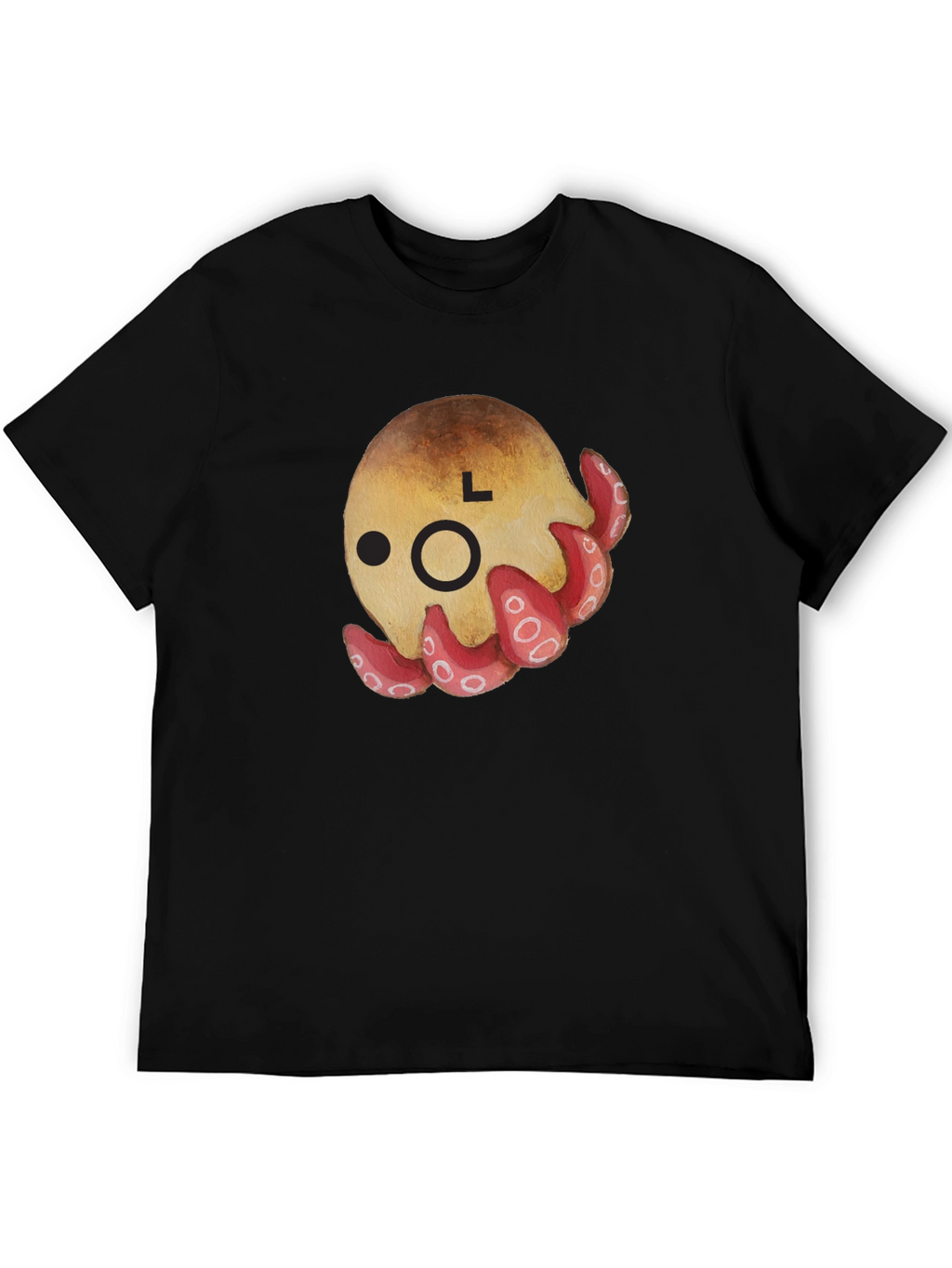Cute Octopus Graphic T-Shirt - Unisex Black Tee