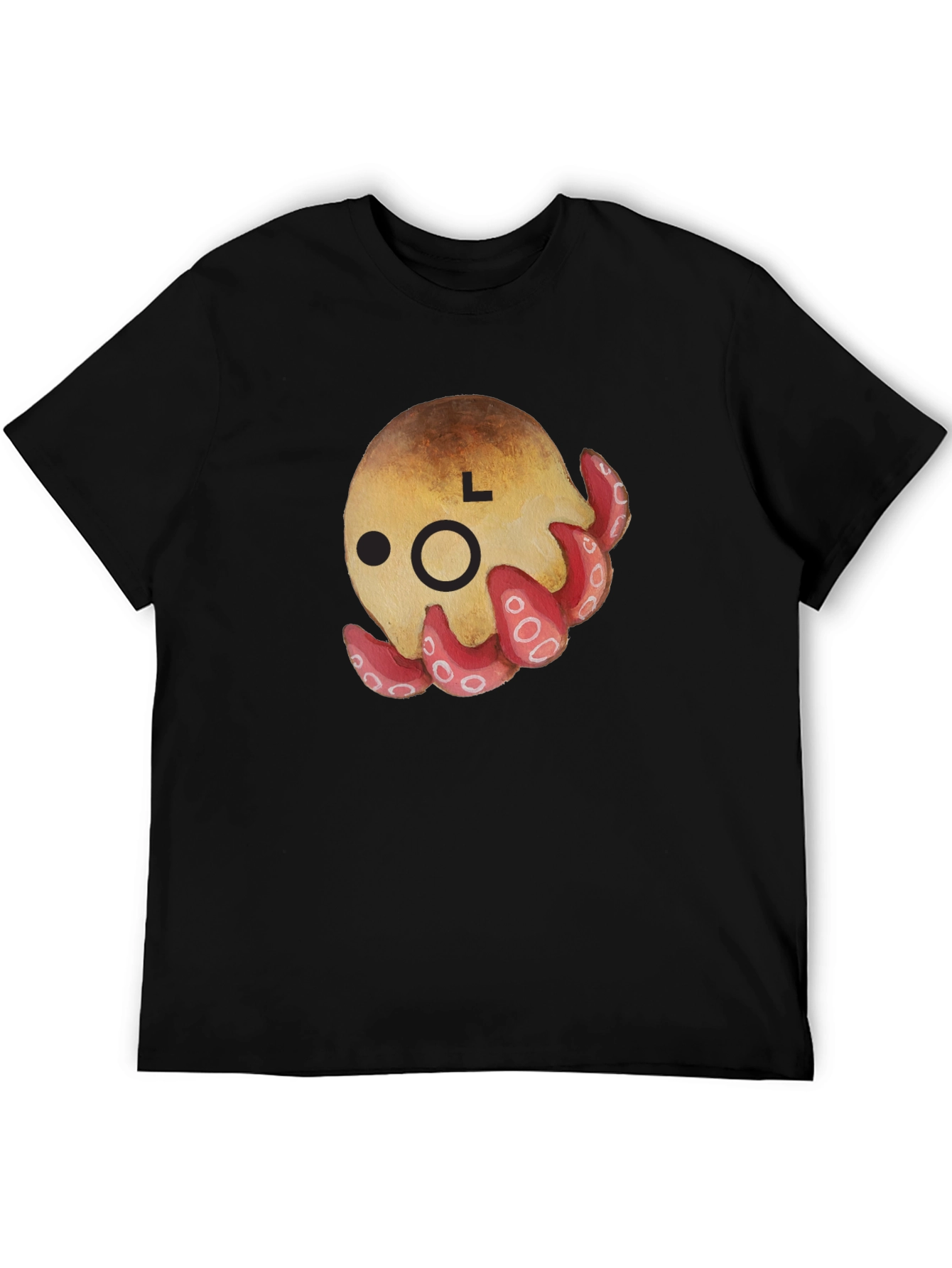 Cute Octopus Graphic T-Shirt - Unisex Black Tee