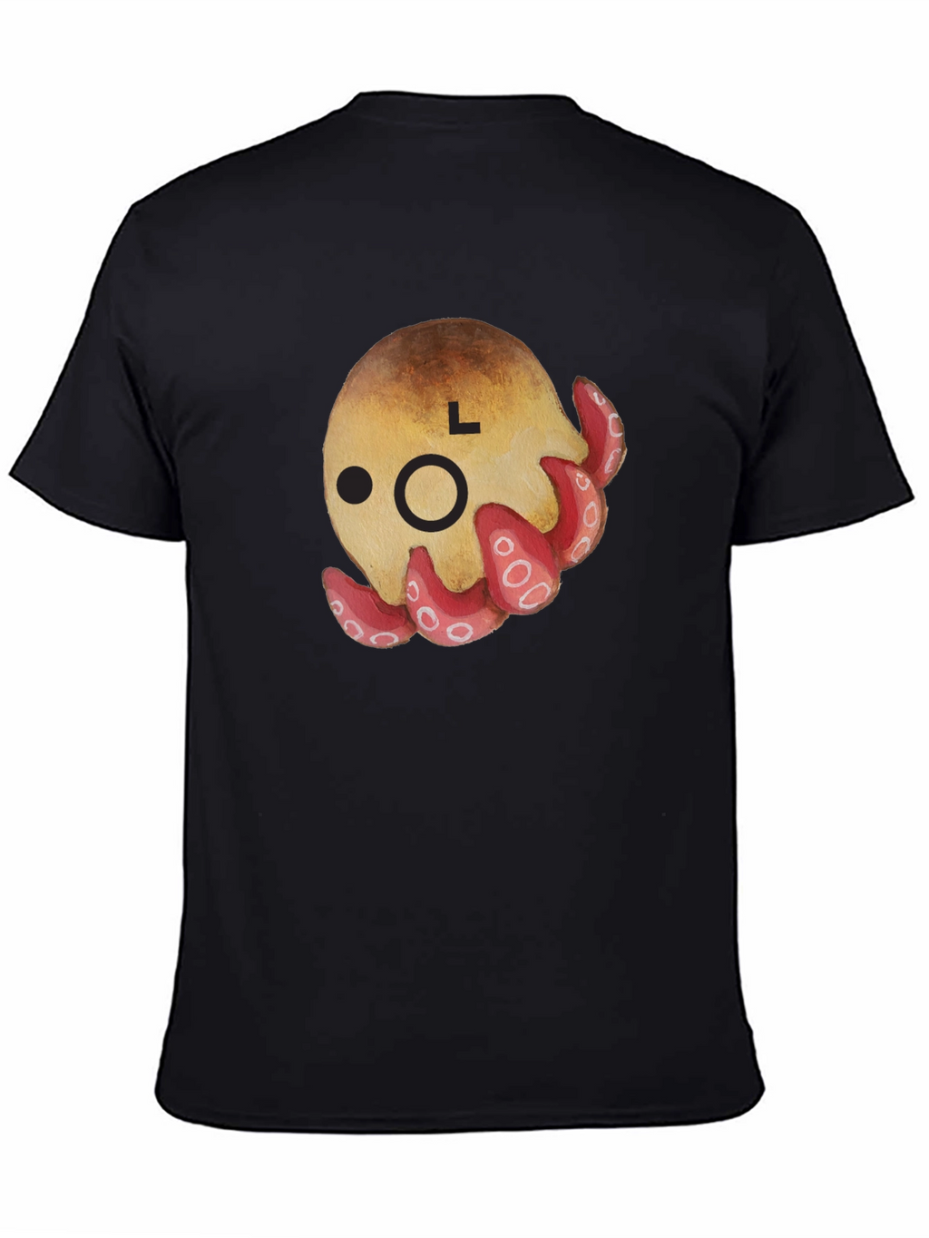 Cute Octopus Graphic T-Shirt - Unisex Black Tee