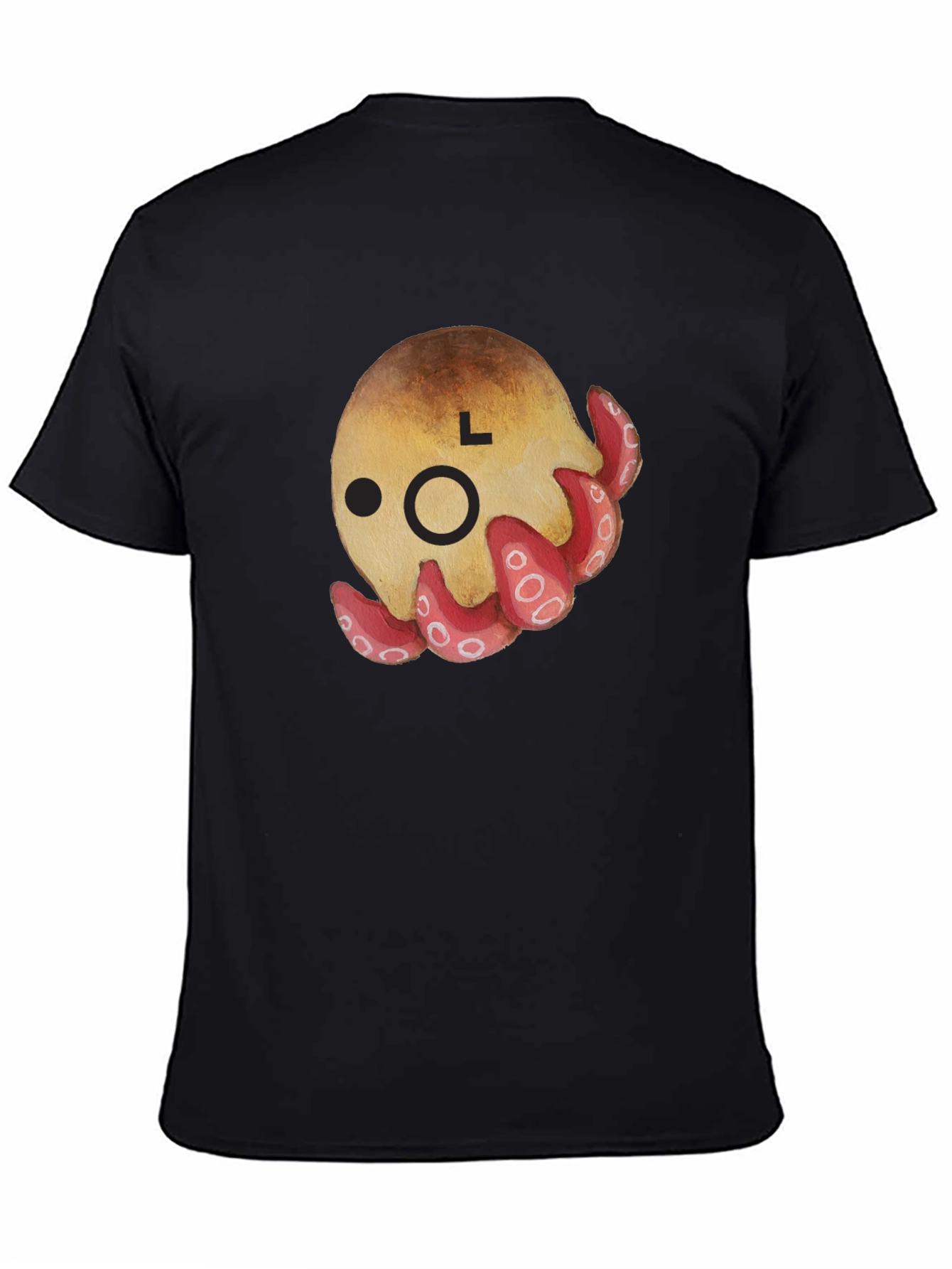 Cute Octopus Graphic T-Shirt - Unisex Black Tee