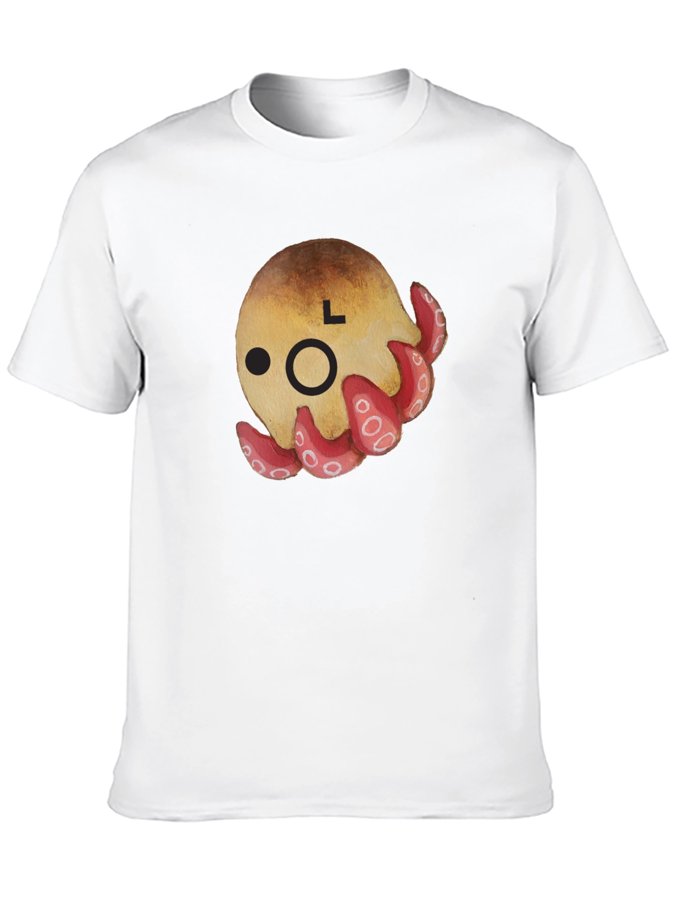 Cute Octopus Graphic T-Shirt - Unisex Black Tee