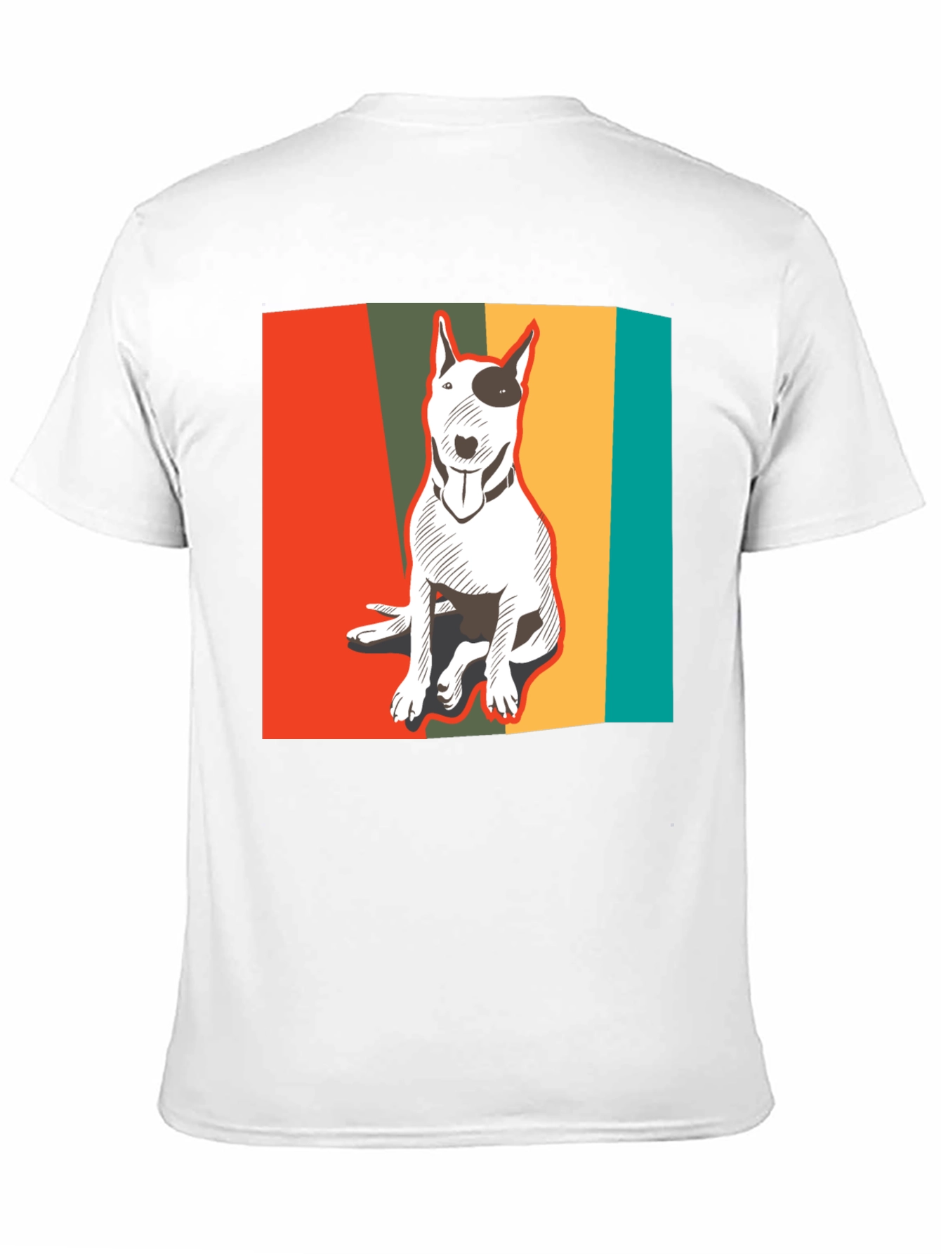 Retro Bull Terrier T-Shirt - Cool Dog Lover Tee