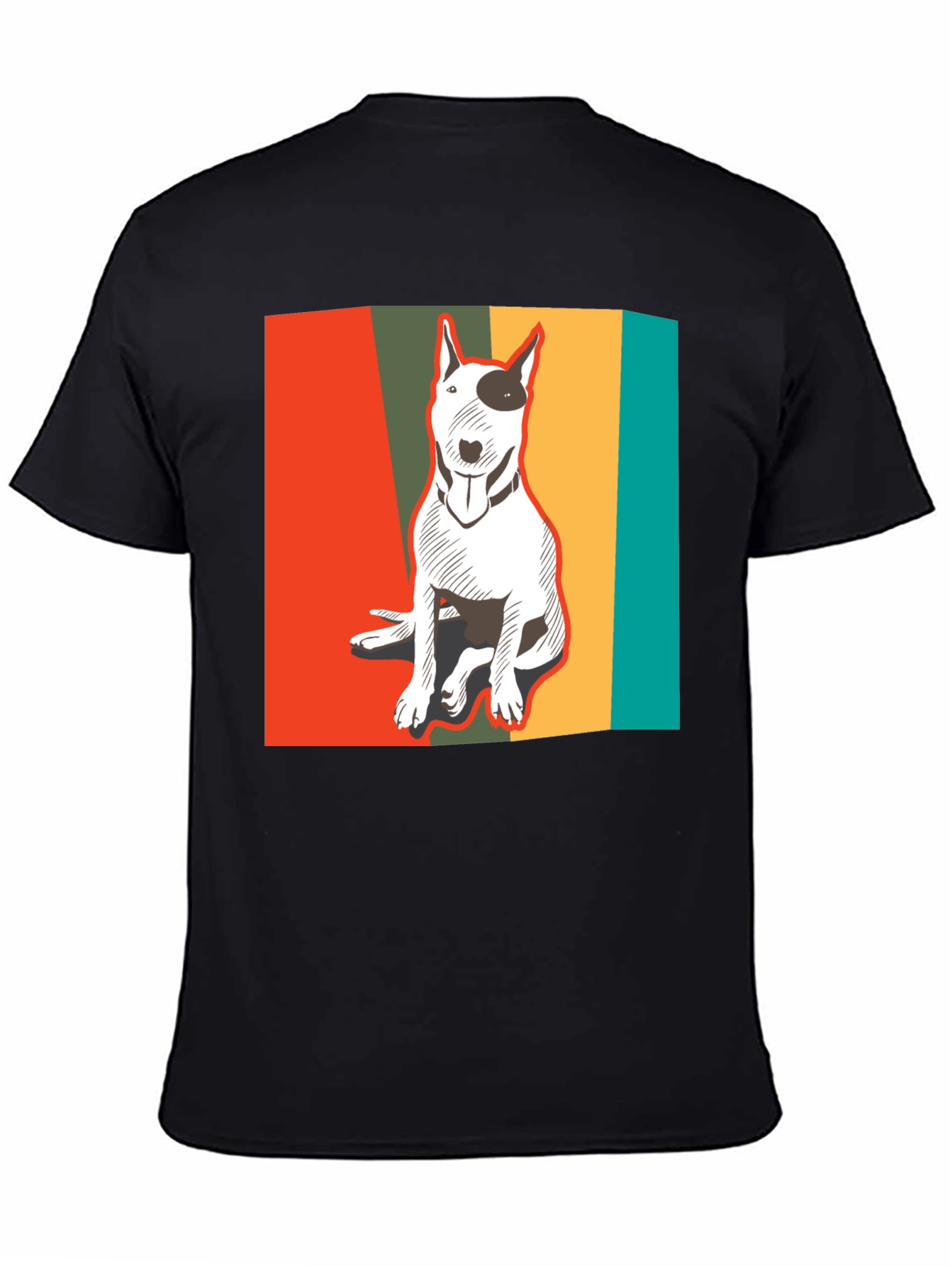 Retro Bull Terrier T-Shirt - Cool Dog Lover Tee