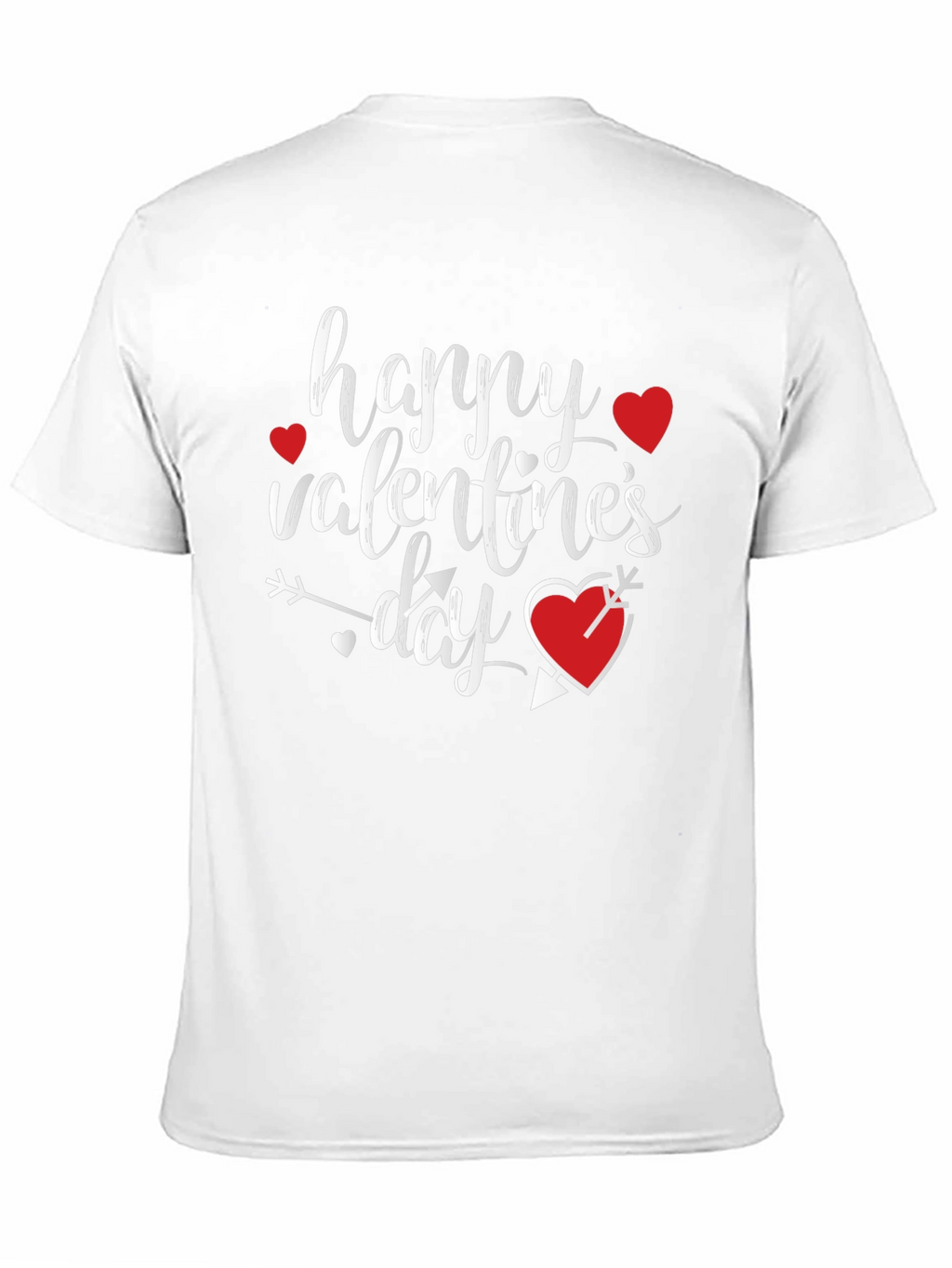 Happy Valentines Day Graphic T-Shirt - Black