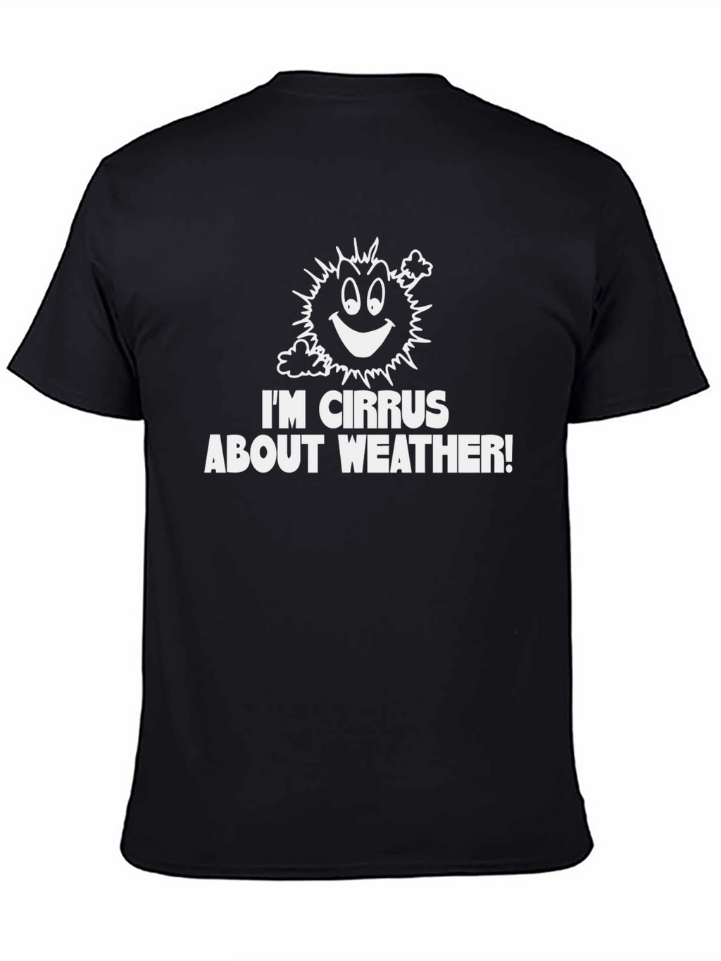 Funny Weather Pun T-Shirt - Im Cirrus About Weather!