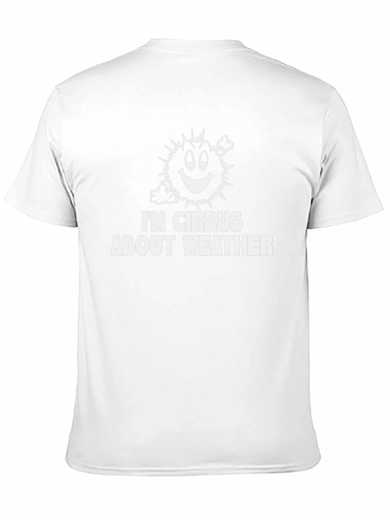 Funny Weather Pun T-Shirt - Im Cirrus About Weather!