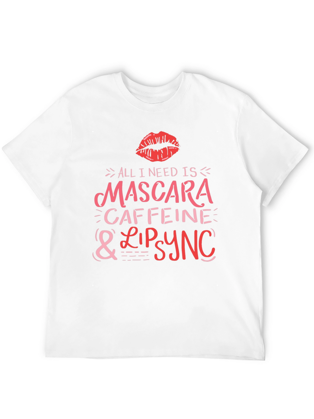 Mascara Caffeine Lipsync Black Graphic T-Shirt