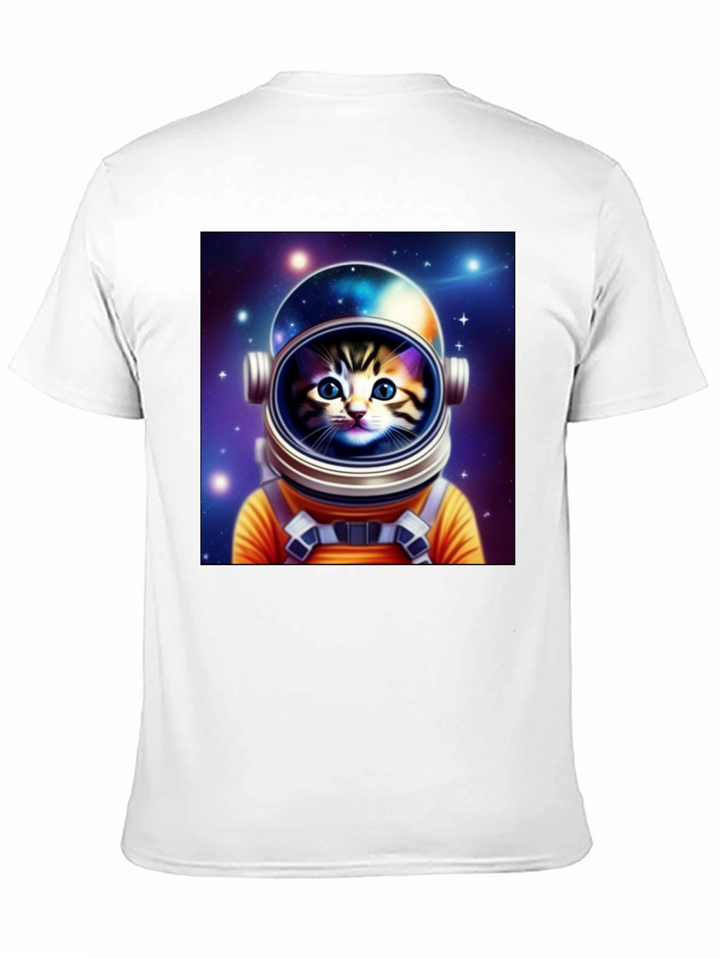 Astronaut Cat Graphic Tee - Space Kitten T-Shirt