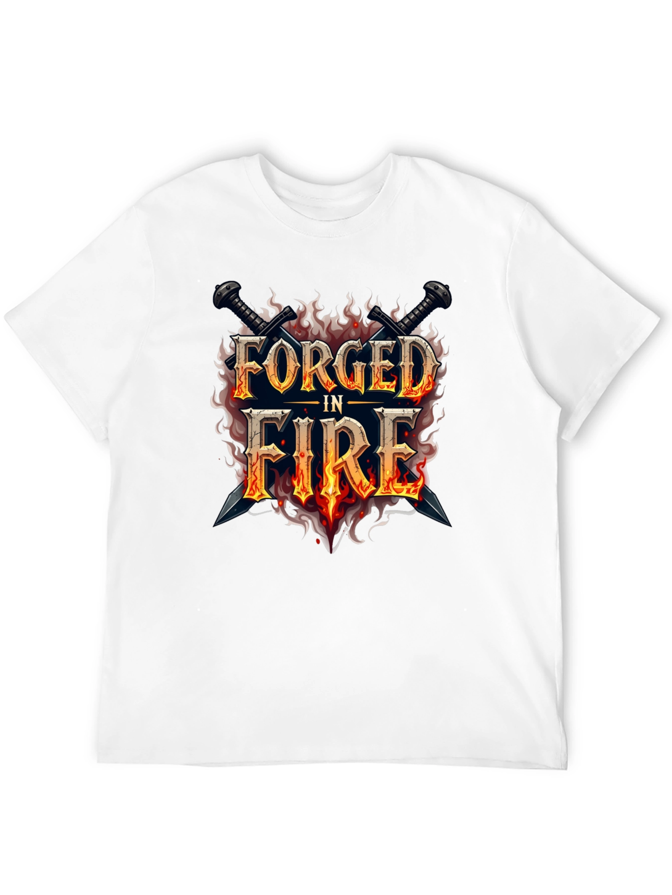 Forged in Fire Graphic Black T-Shirt