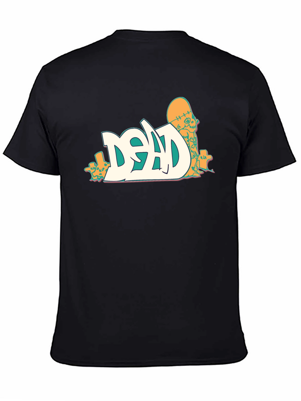 Dead Skateboarder Graphic Black T-Shirt