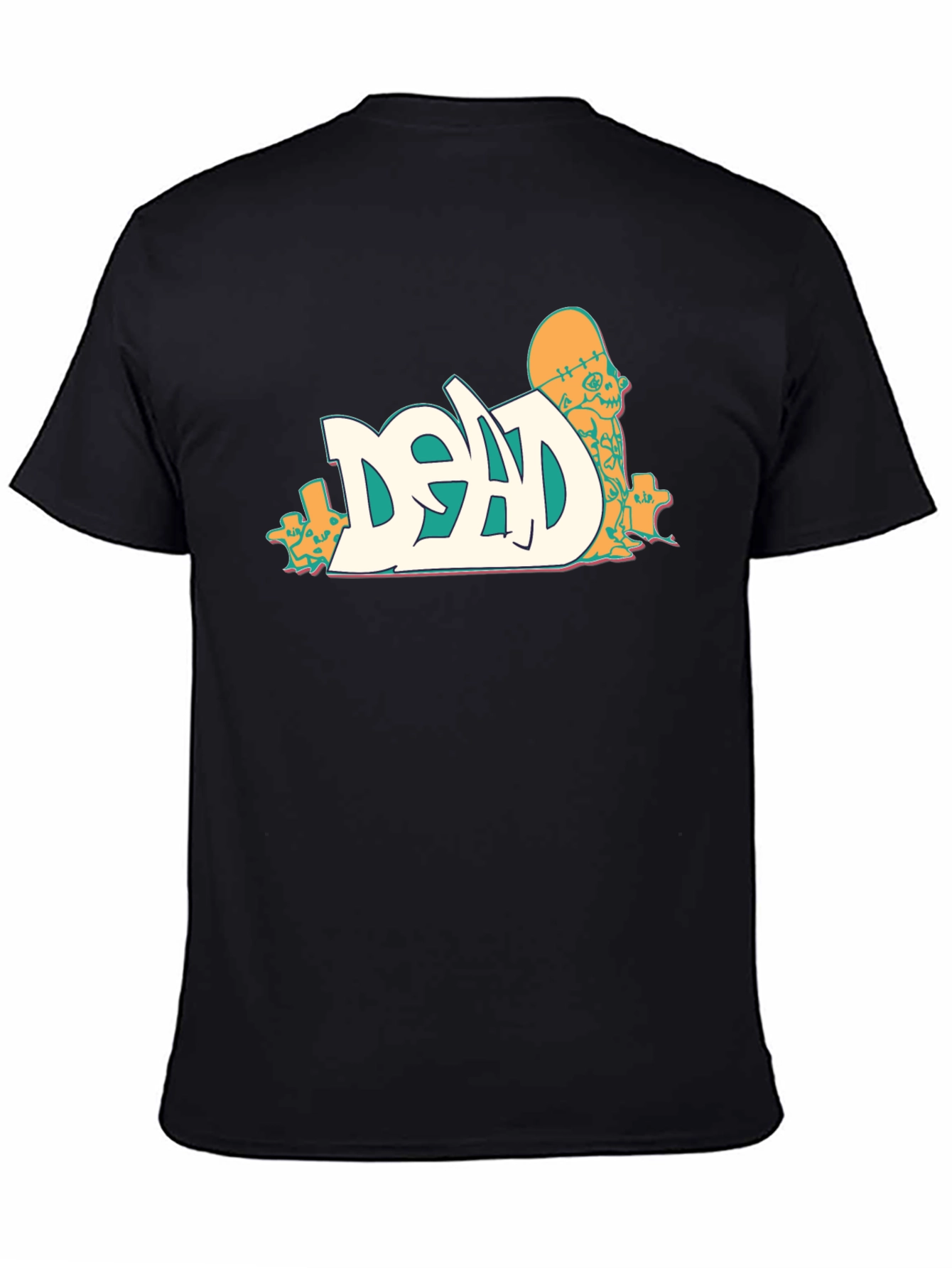 Dead Skateboarder Graphic Black T-Shirt