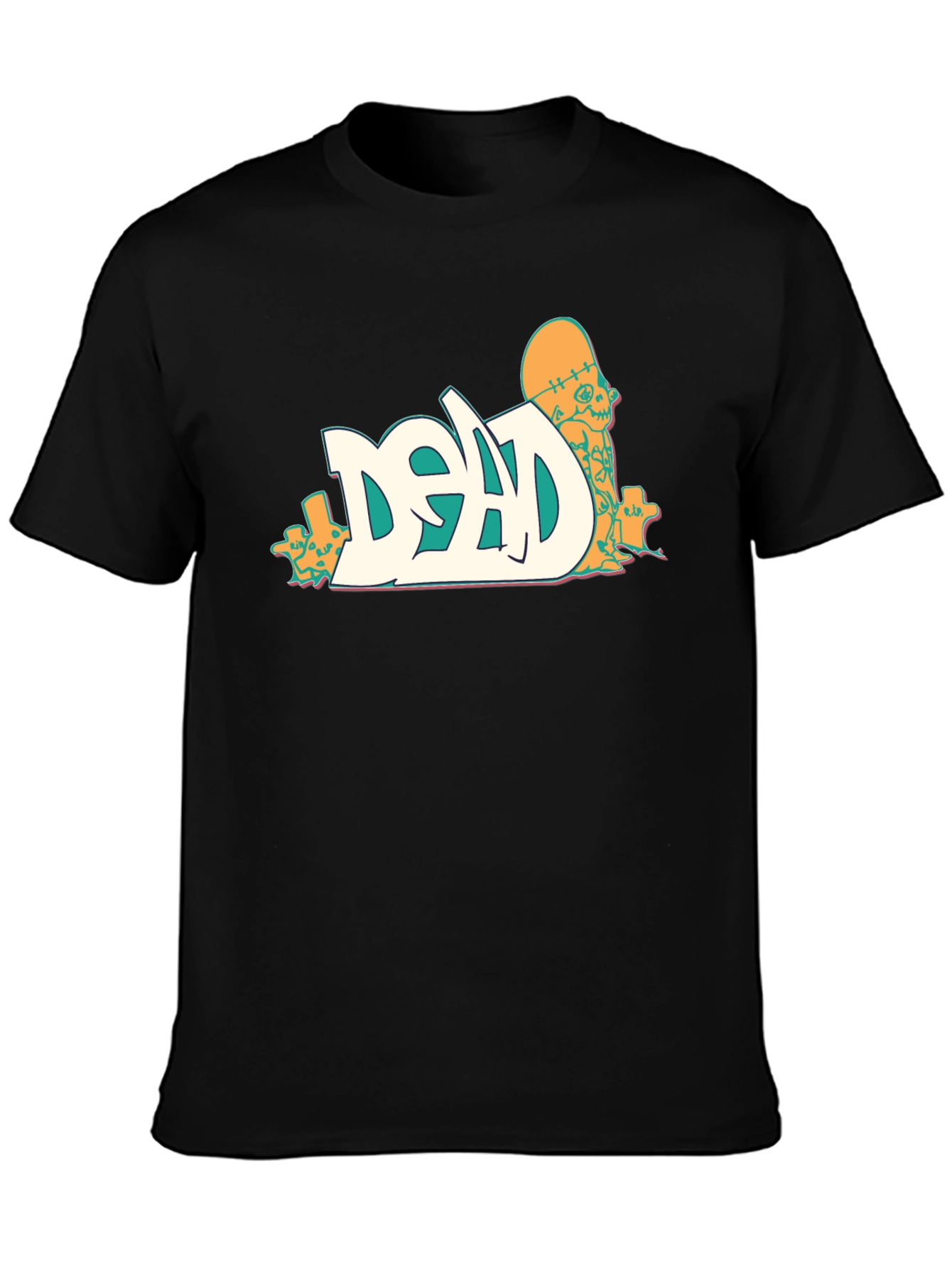 Dead Skateboarder Graphic Black T-Shirt