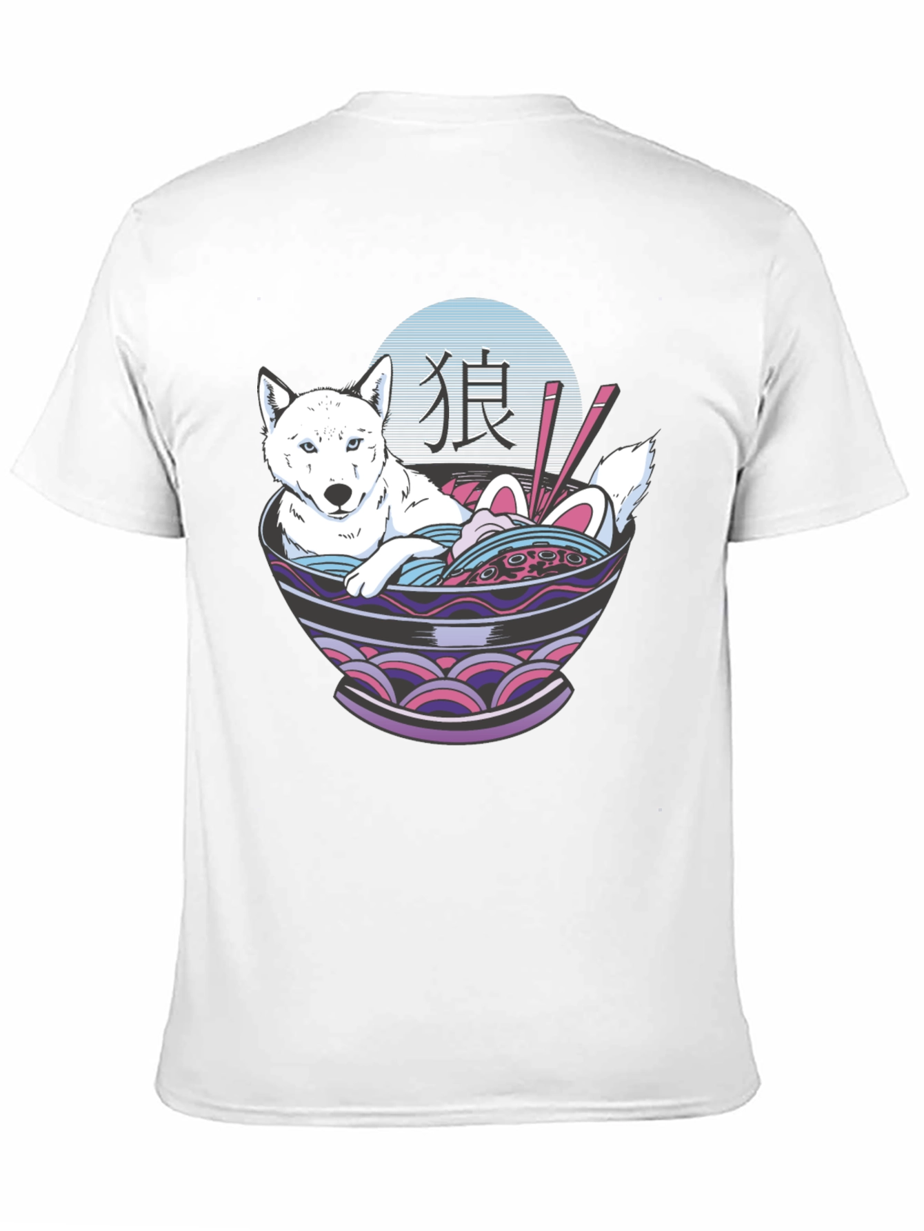 Ramen Dog Graphic T-Shirt - Unisex Casual Tee