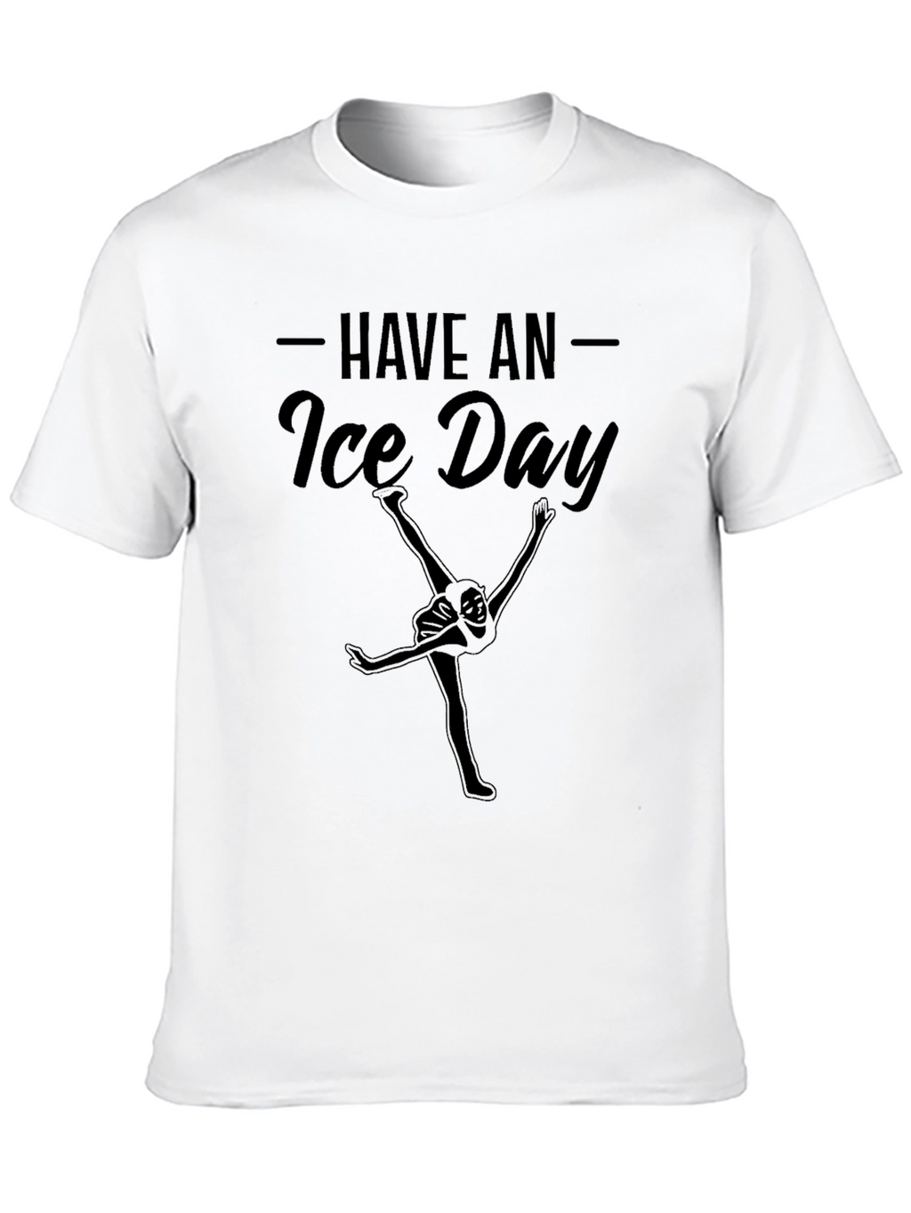 Have an Ice Day Black Graphic T-Shirt