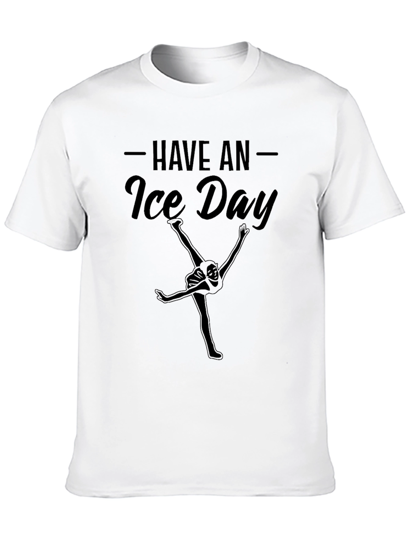 Have an Ice Day Black Graphic T-Shirt
