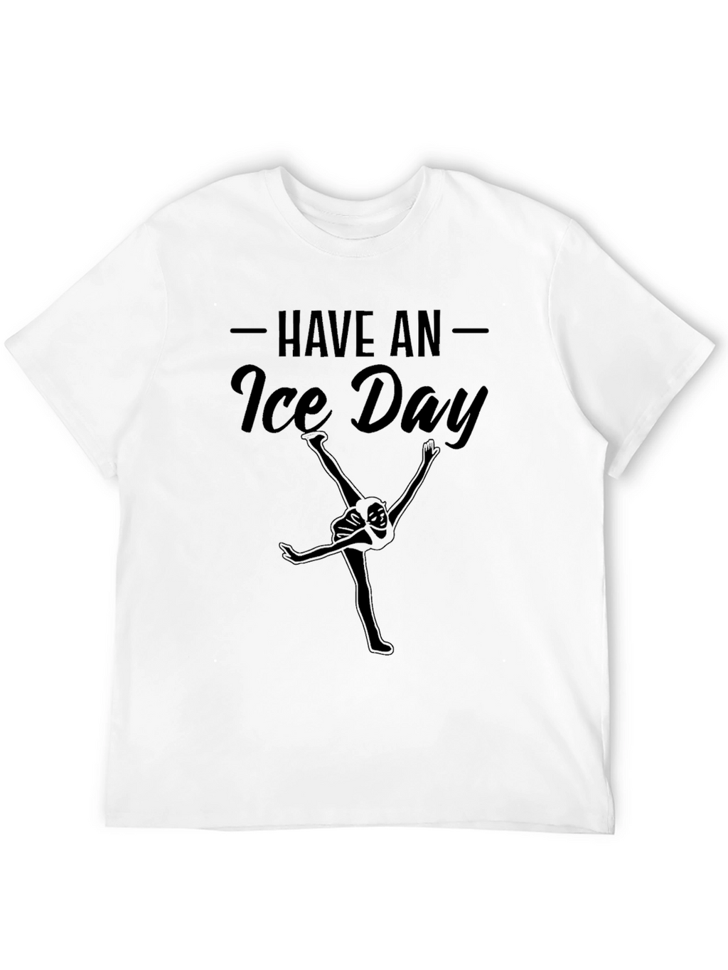 Have an Ice Day Black Graphic T-Shirt