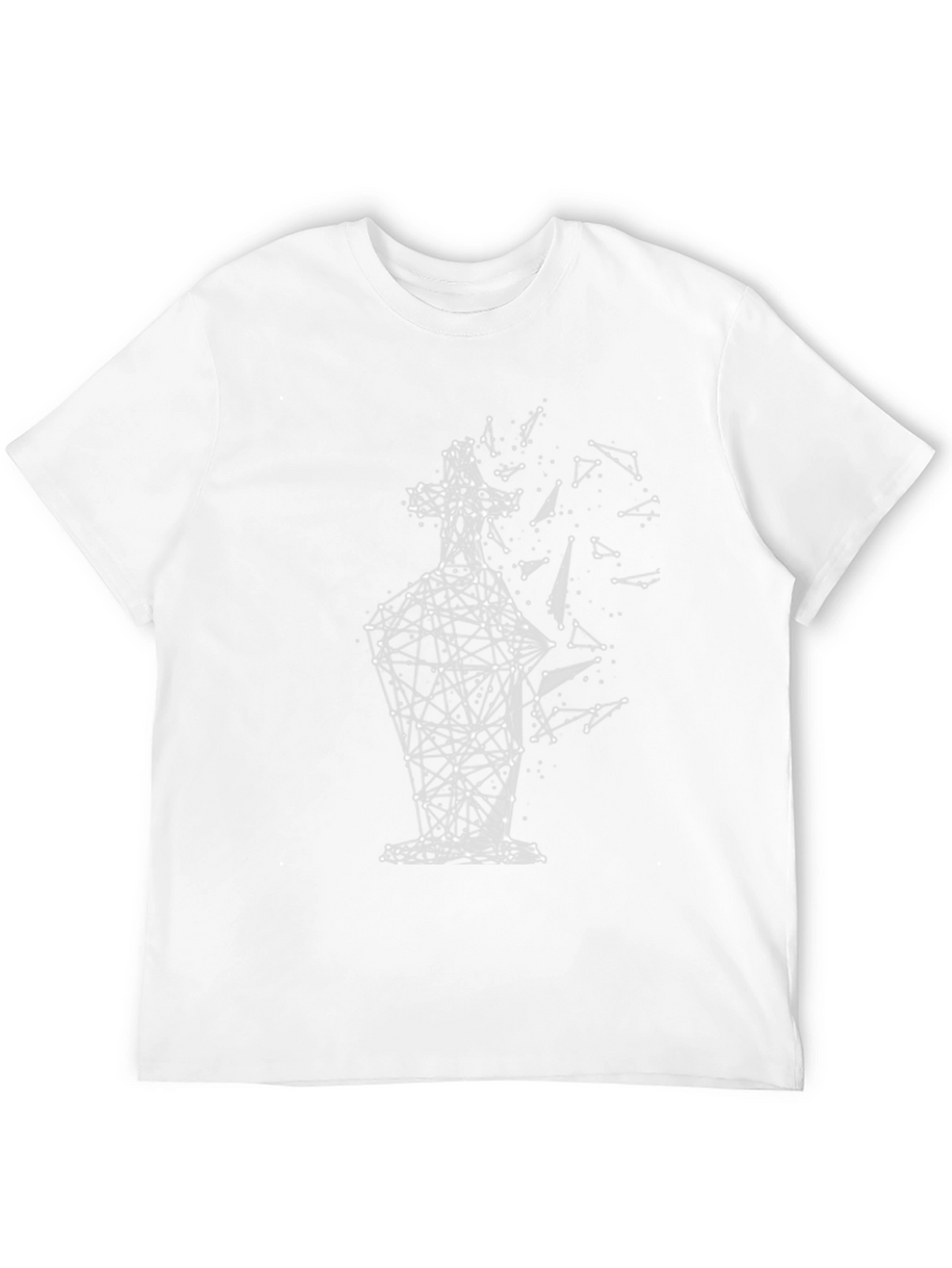 Abstract Geometric Graphic Tee - Modern Style