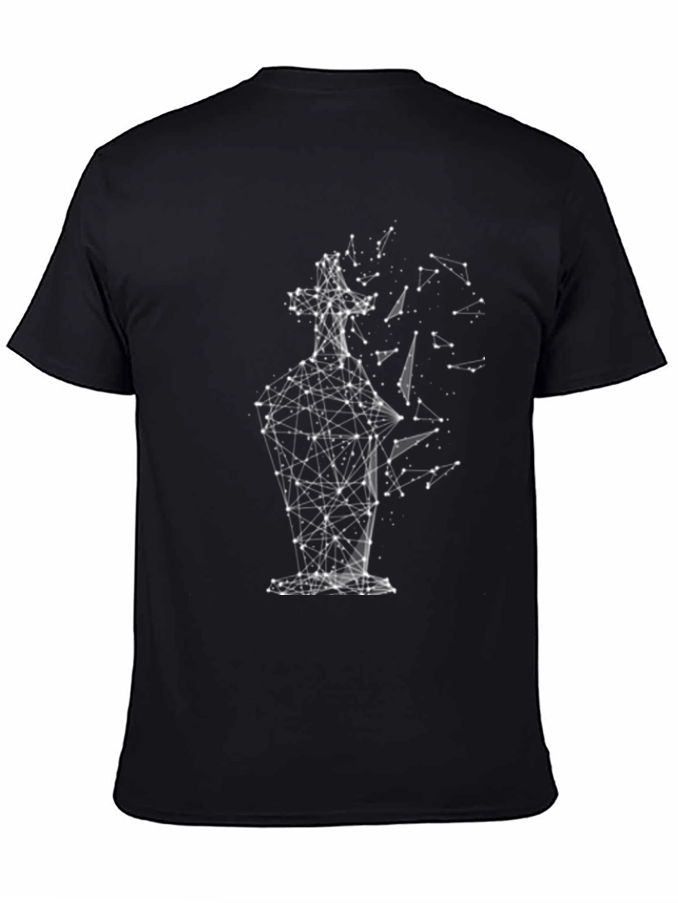 Abstract Geometric Graphic Tee - Modern Style