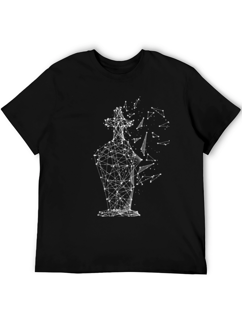 Abstract Geometric Graphic Tee - Modern Style