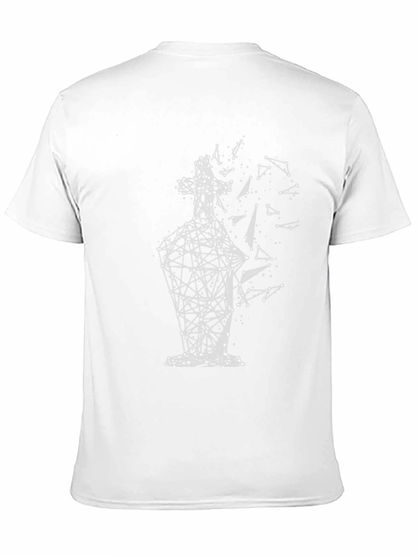 Abstract Geometric Graphic Tee - Modern Style