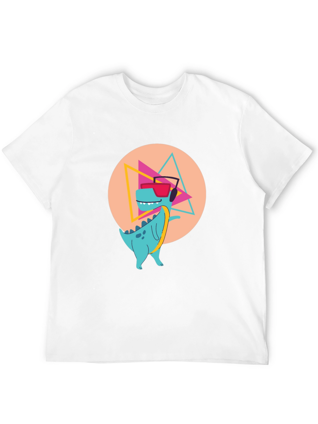 Dino DJ Graphic Tee - Cool & Trendy