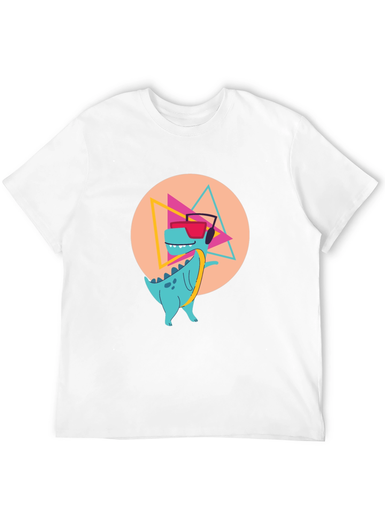 Dino DJ Graphic Tee - Cool & Trendy
