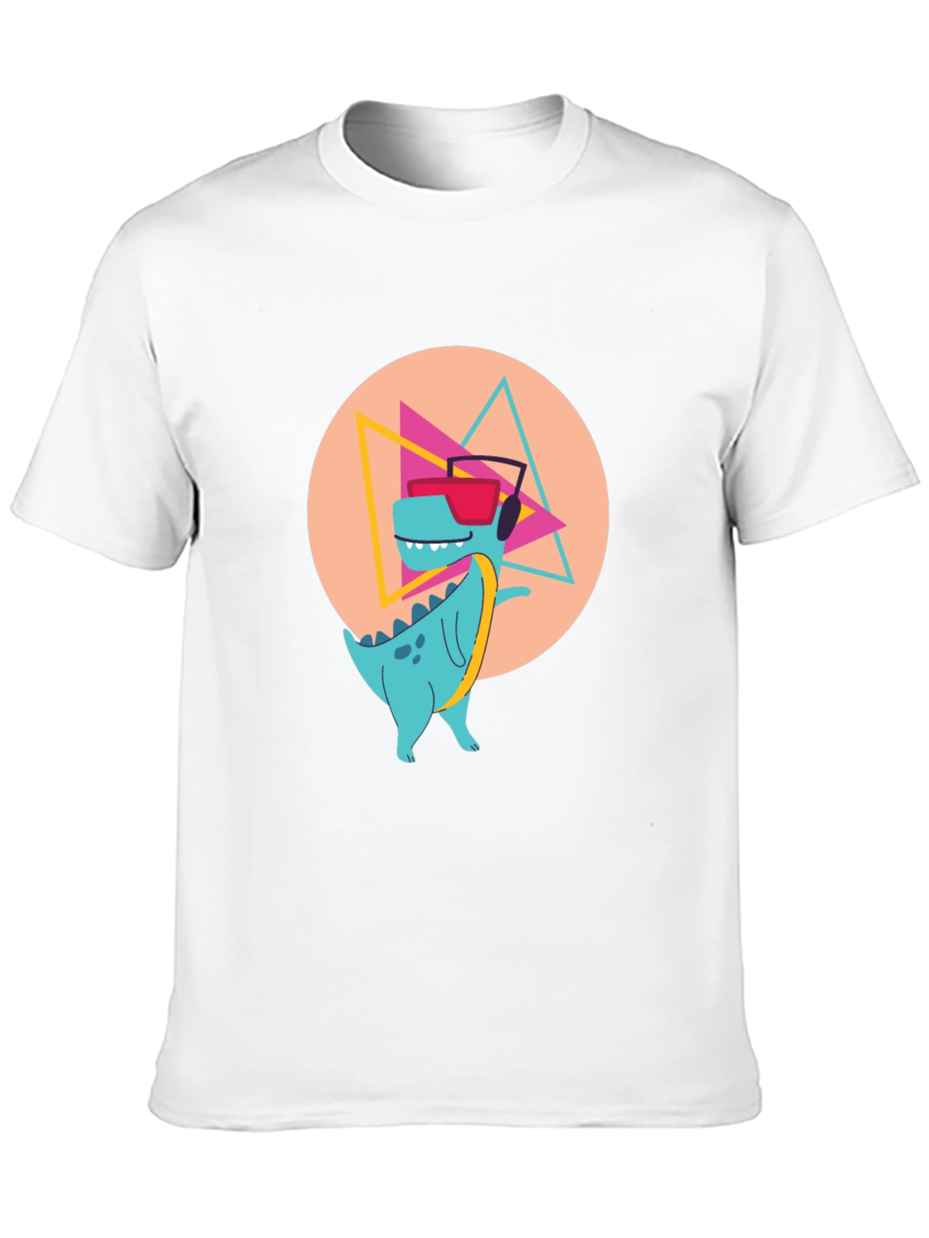 Dino DJ Graphic Tee - Cool & Trendy