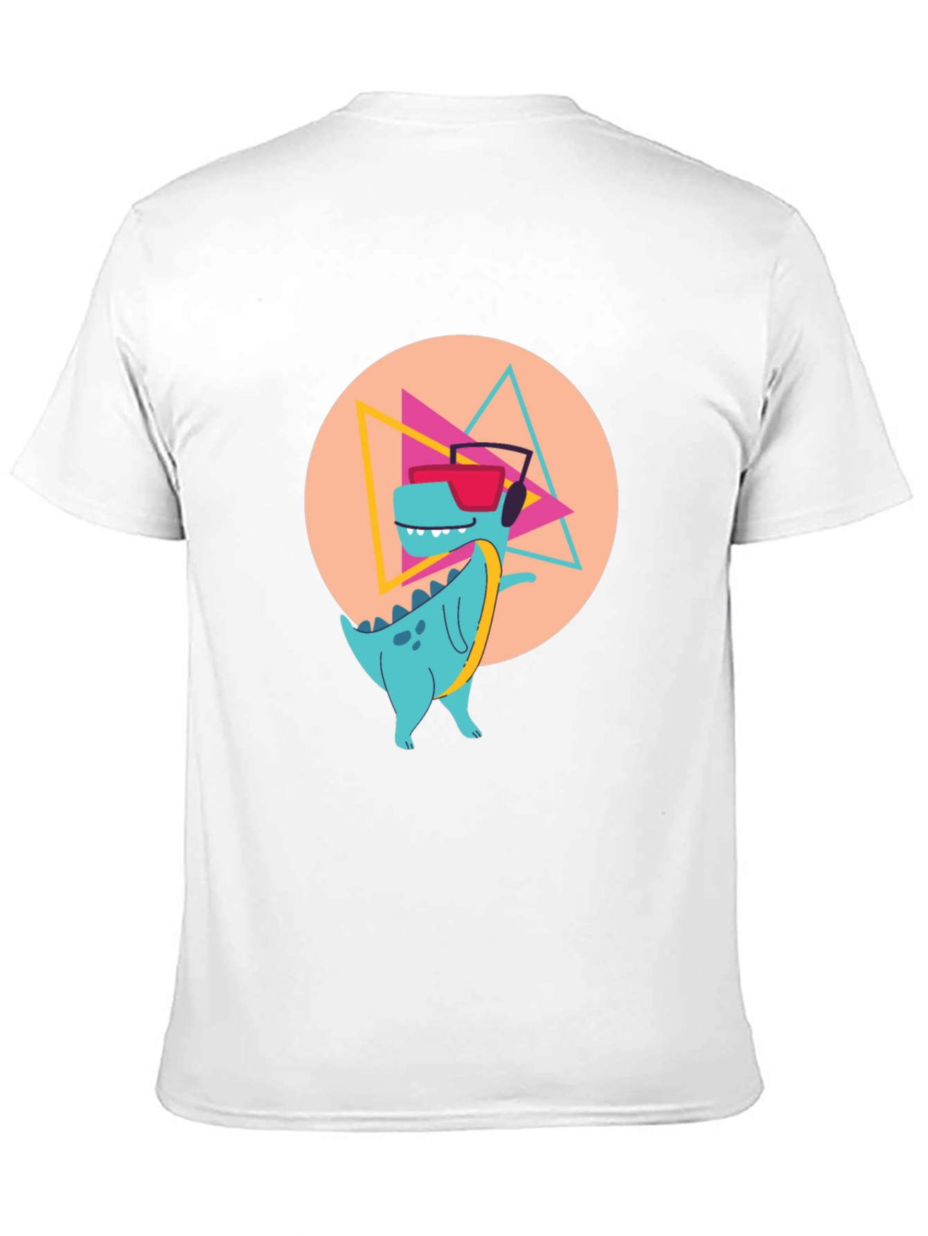 Dino DJ Graphic Tee - Cool & Trendy