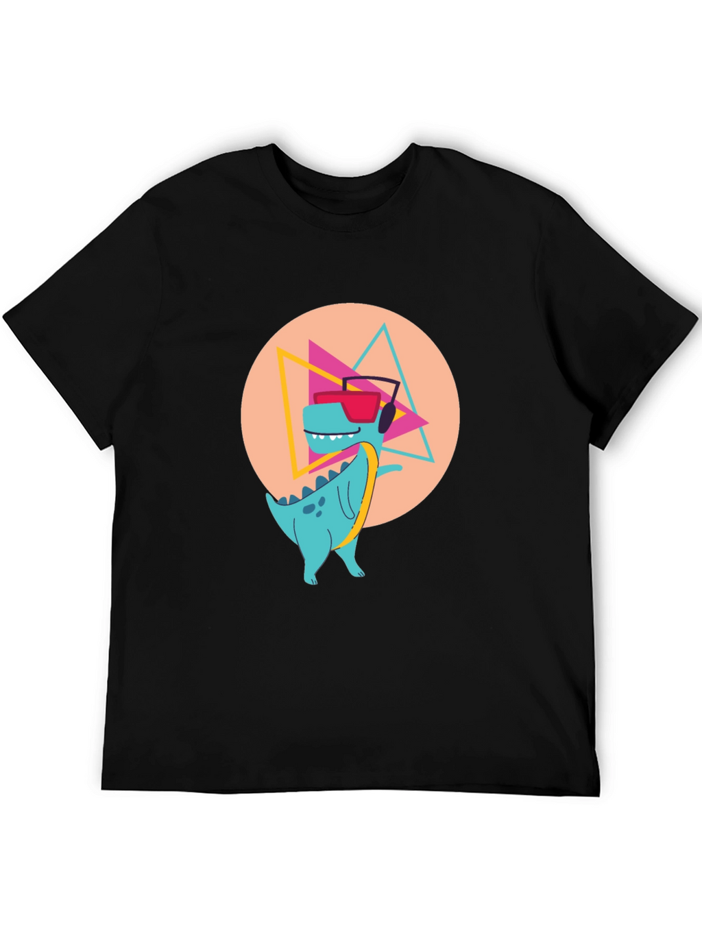 Dino DJ Graphic Tee - Cool & Trendy