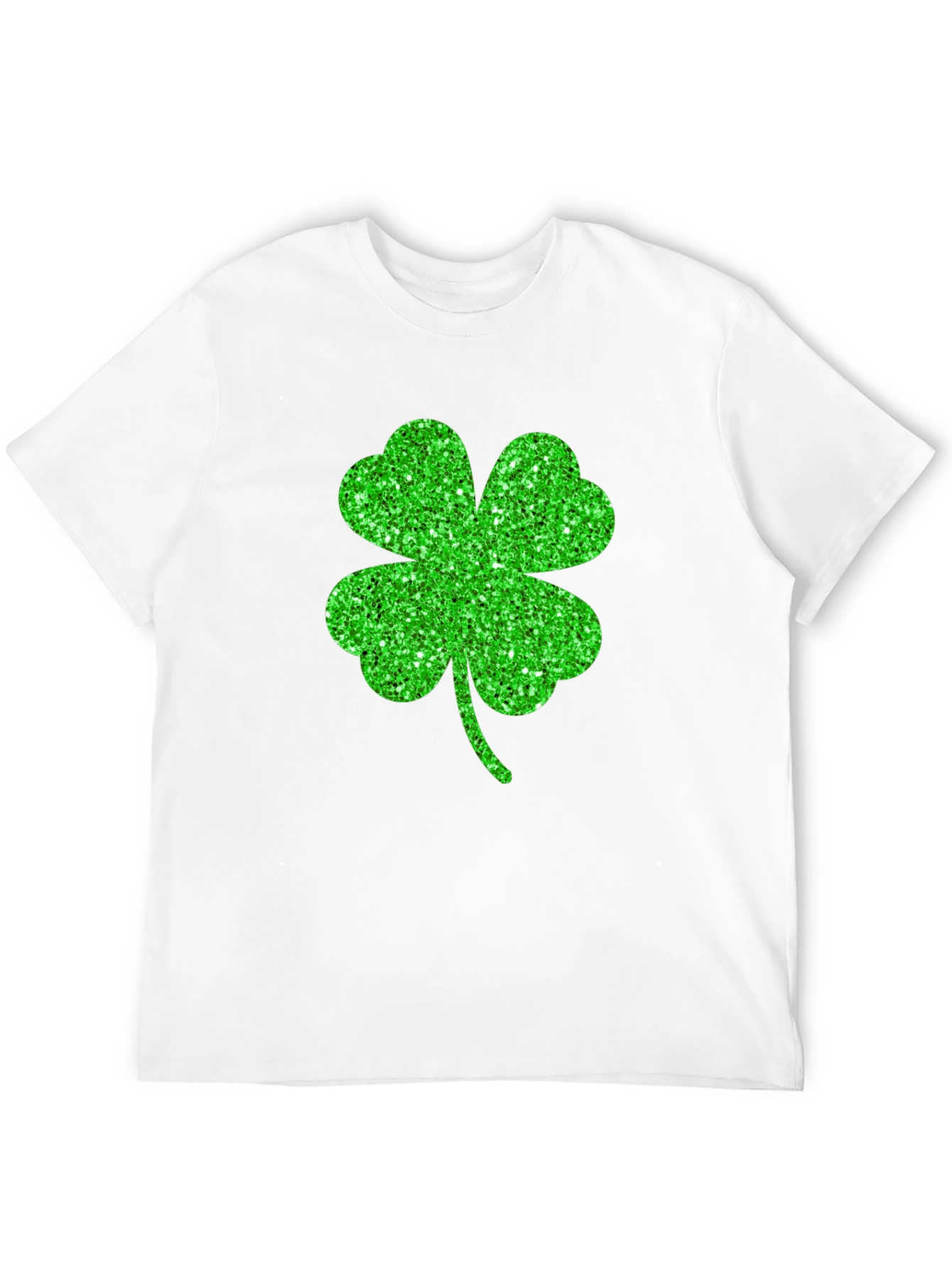 Lucky Shamrock Graphic Tee - Black