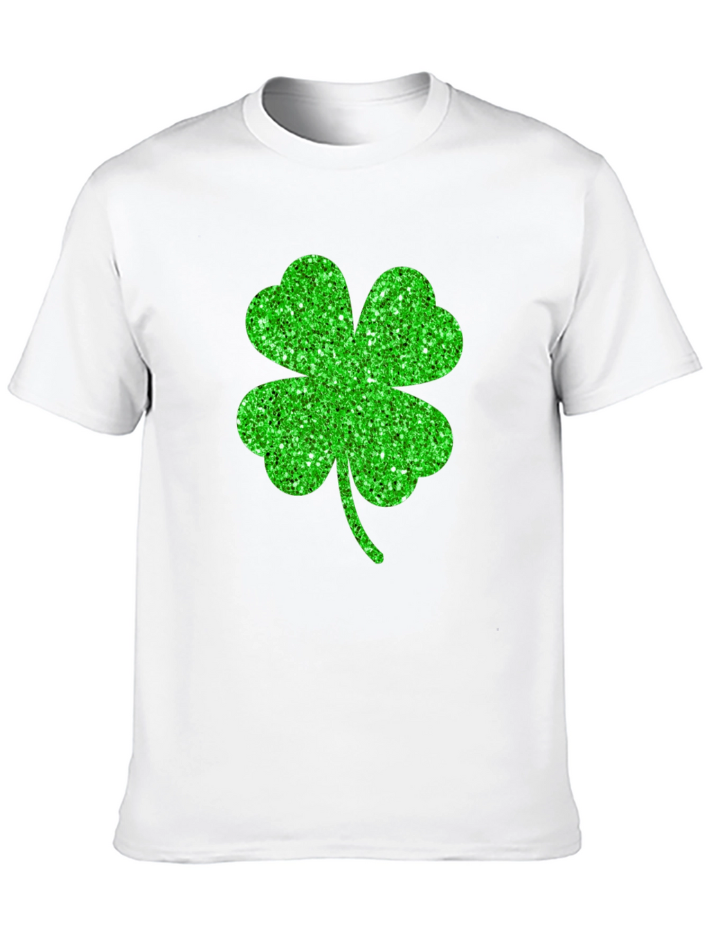 Lucky Shamrock Graphic Tee - Black