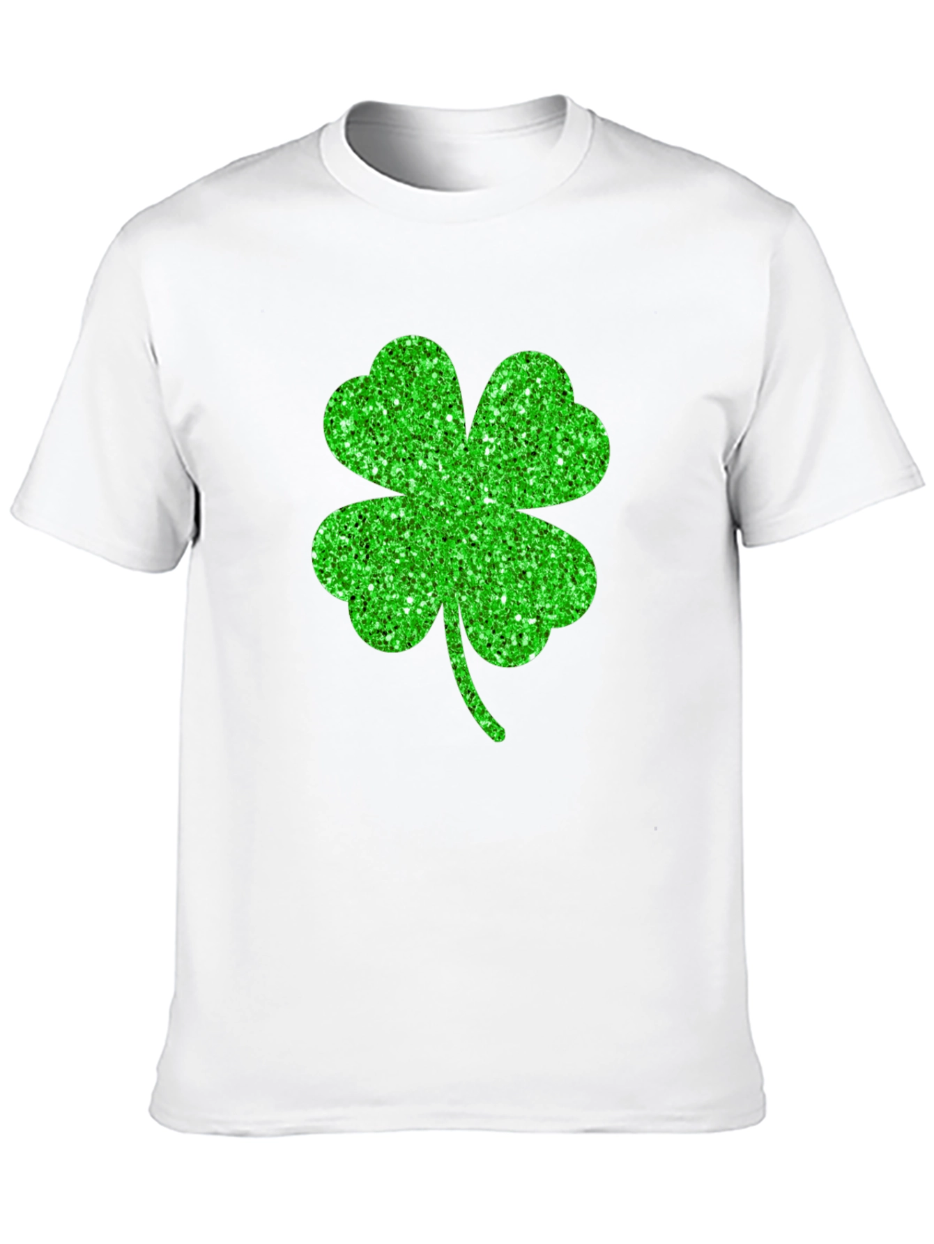 Lucky Shamrock Graphic Tee - Black