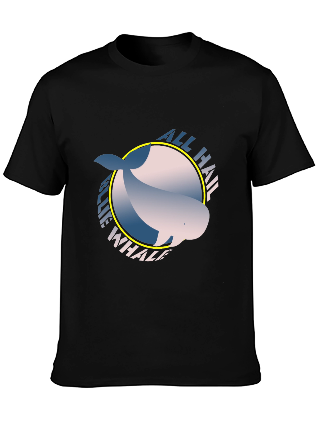 All Hail Blue Whale Graphic Tee
