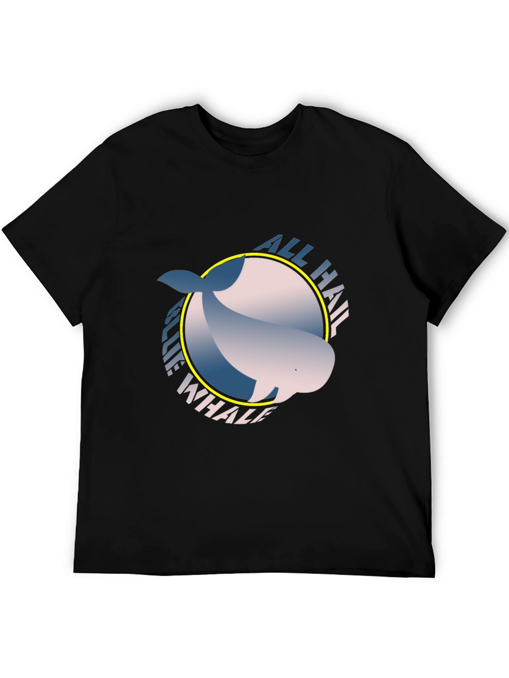 All Hail Blue Whale Graphic Tee