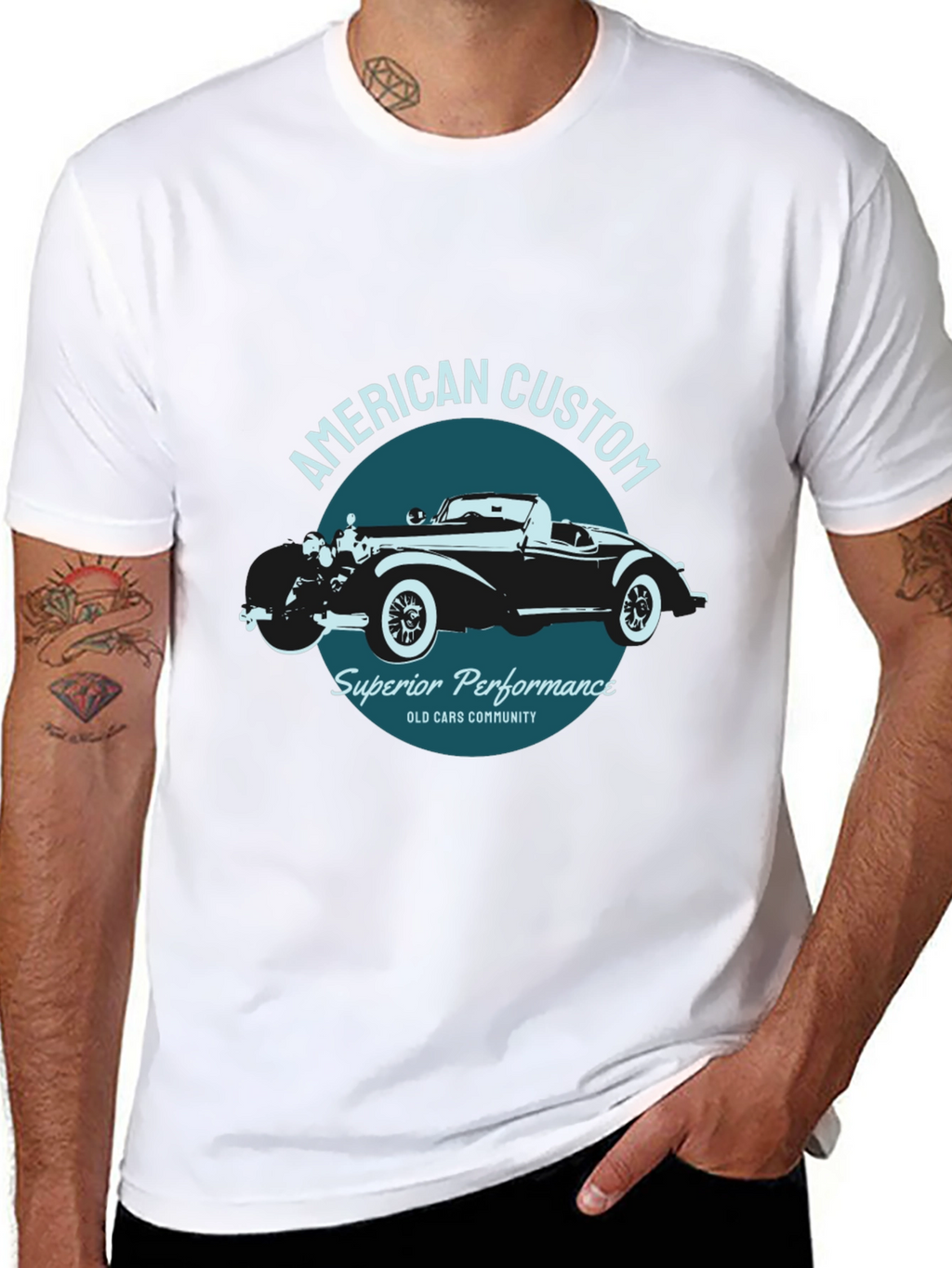 American Custom Car Tee