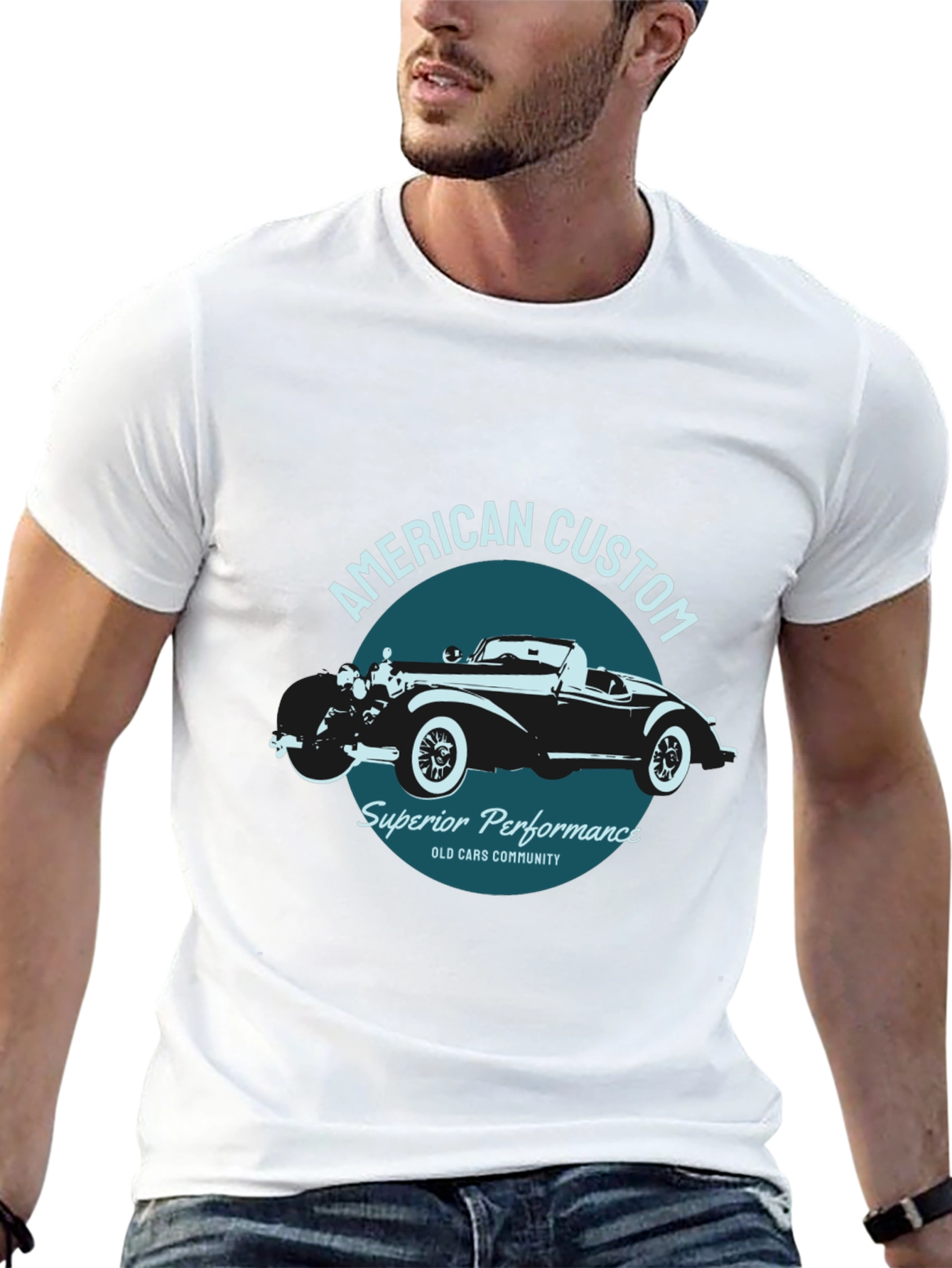 American Custom Car Tee