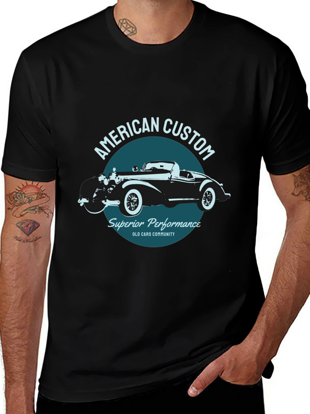 American Custom Car Tee