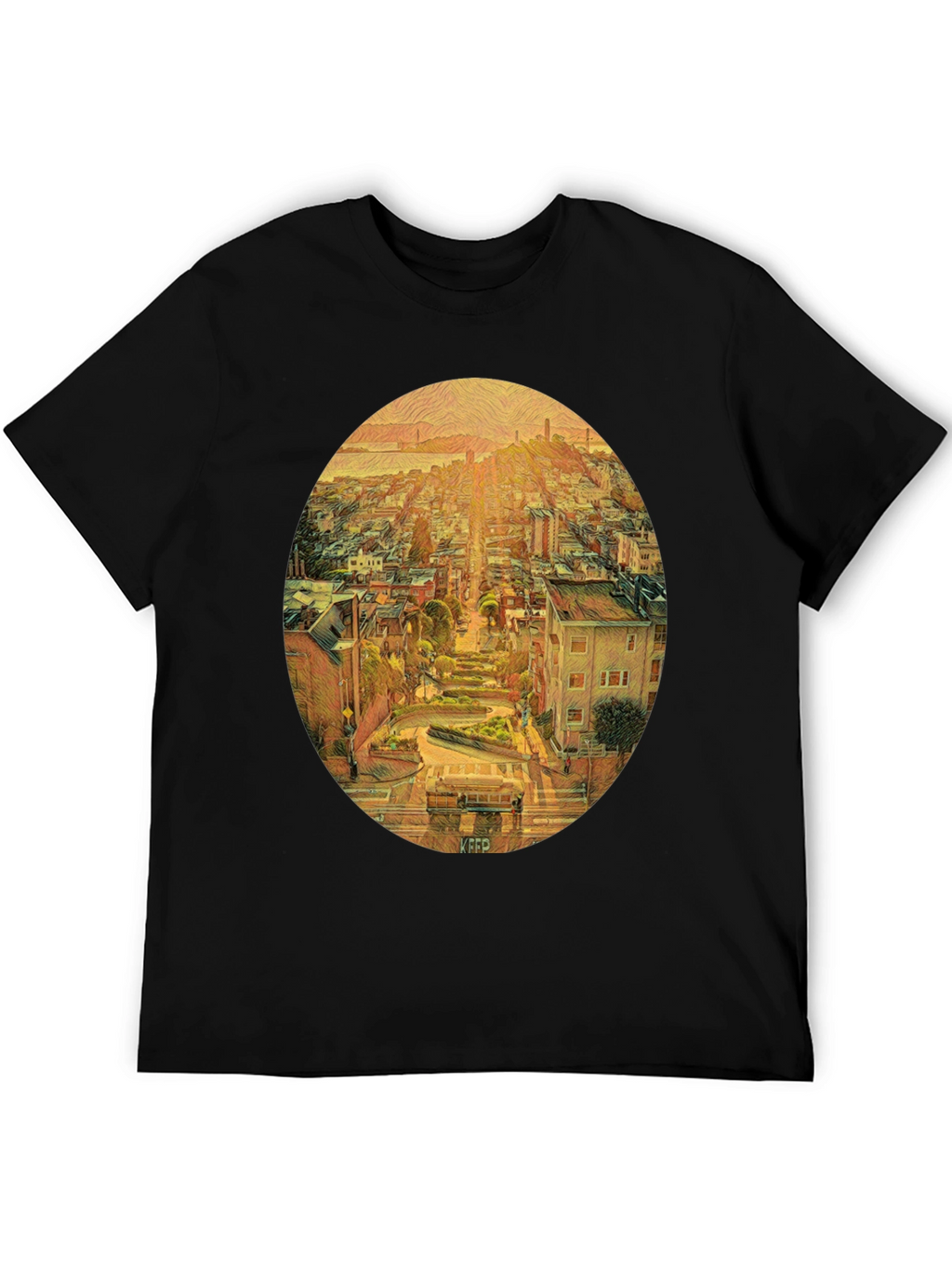 San Francisco Lombard Street Art T-Shirt
