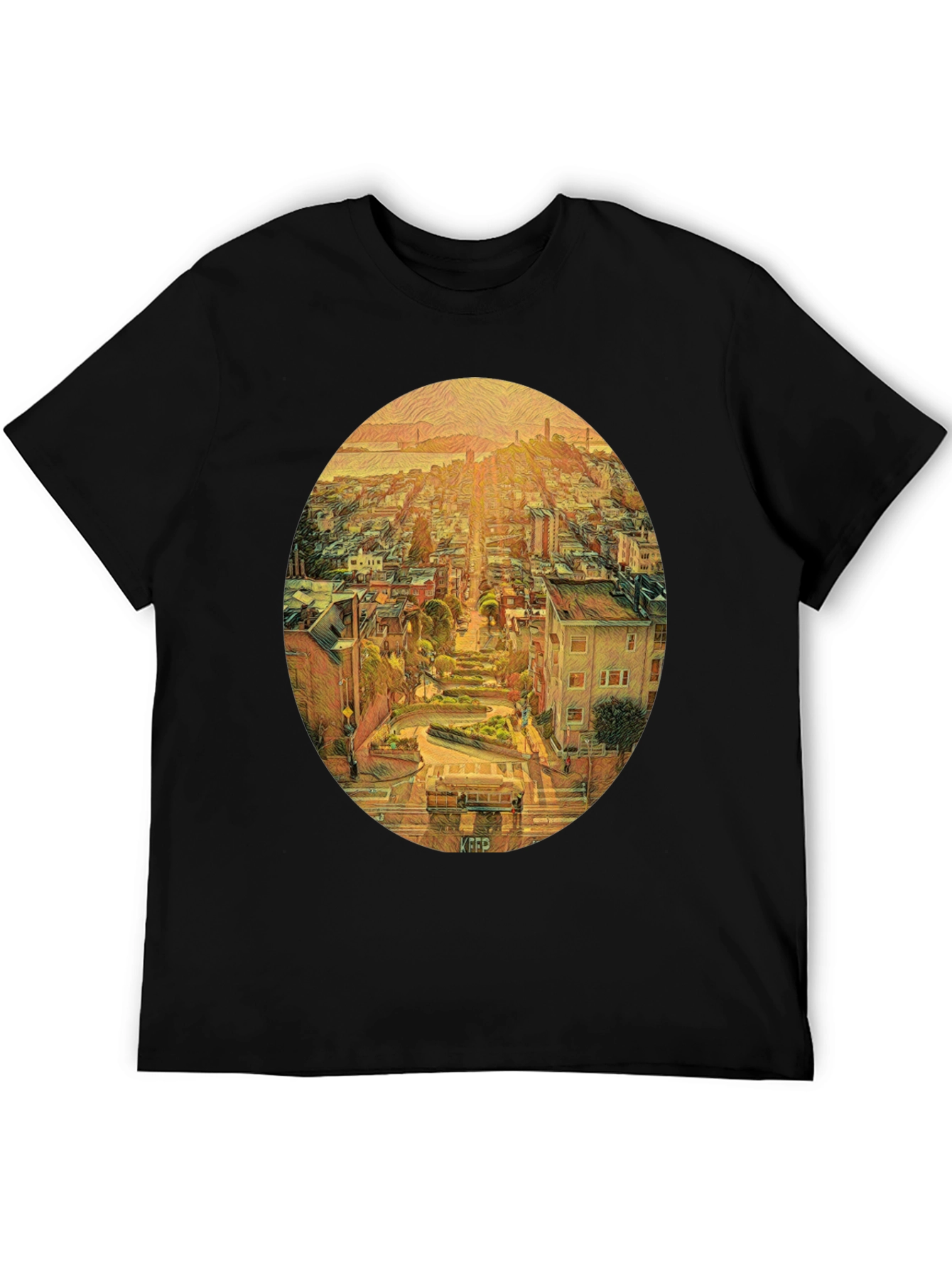 San Francisco Lombard Street Art T-Shirt