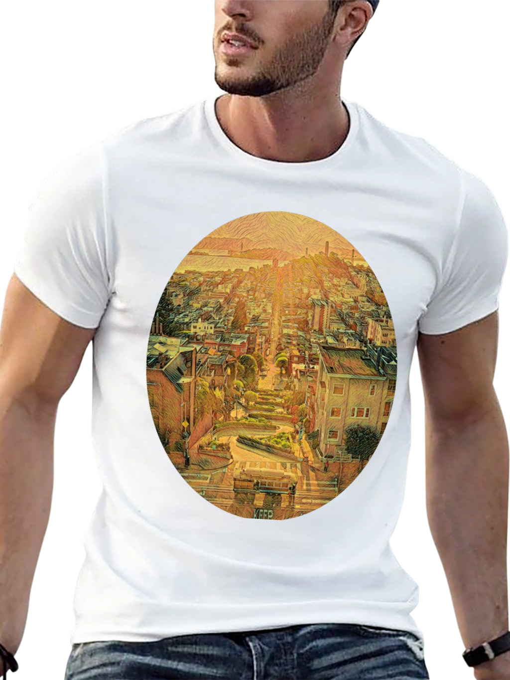 San Francisco Lombard Street Art T-Shirt